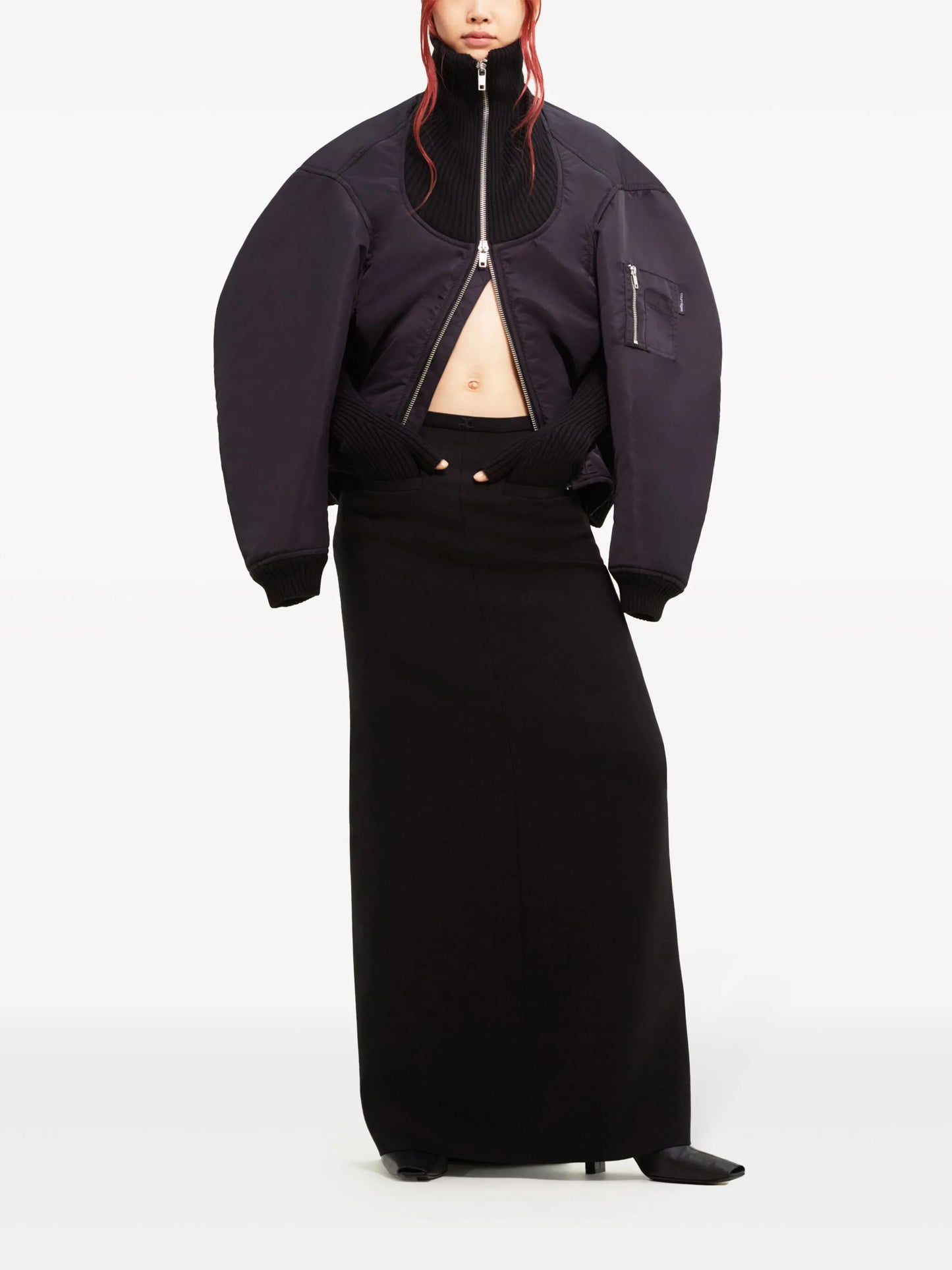 Cocoon bomber jacket