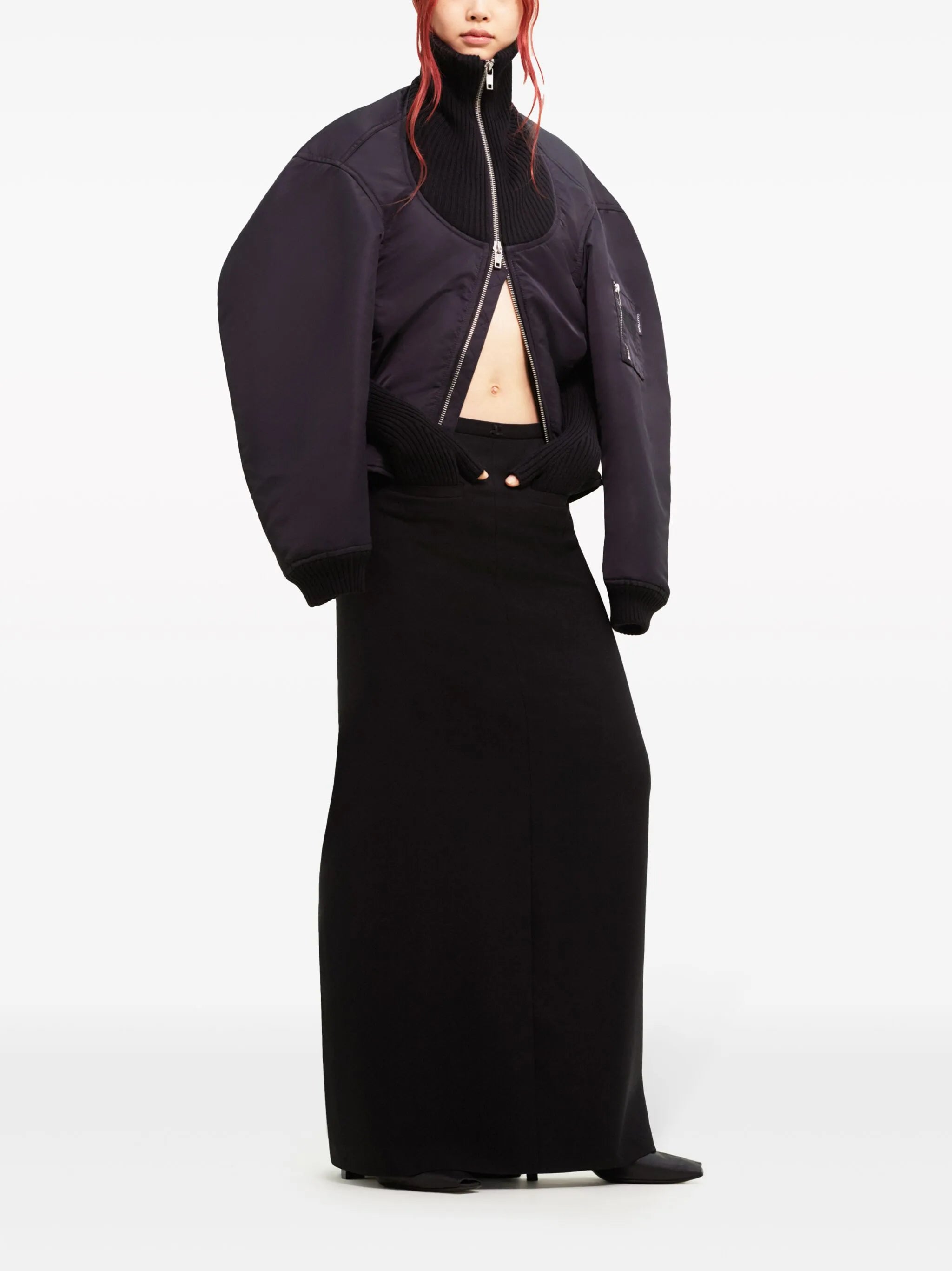 Cocoon bomber jacket