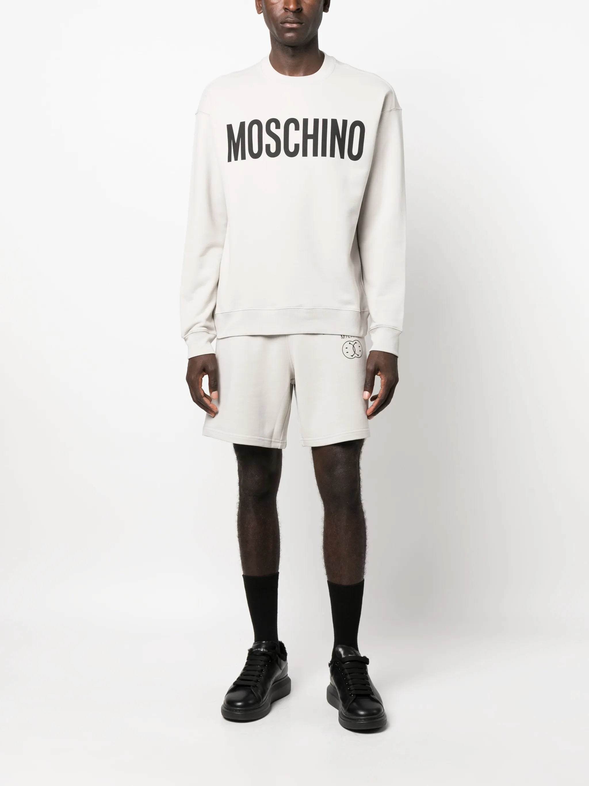 logo-print organic-cotton sweatshirt