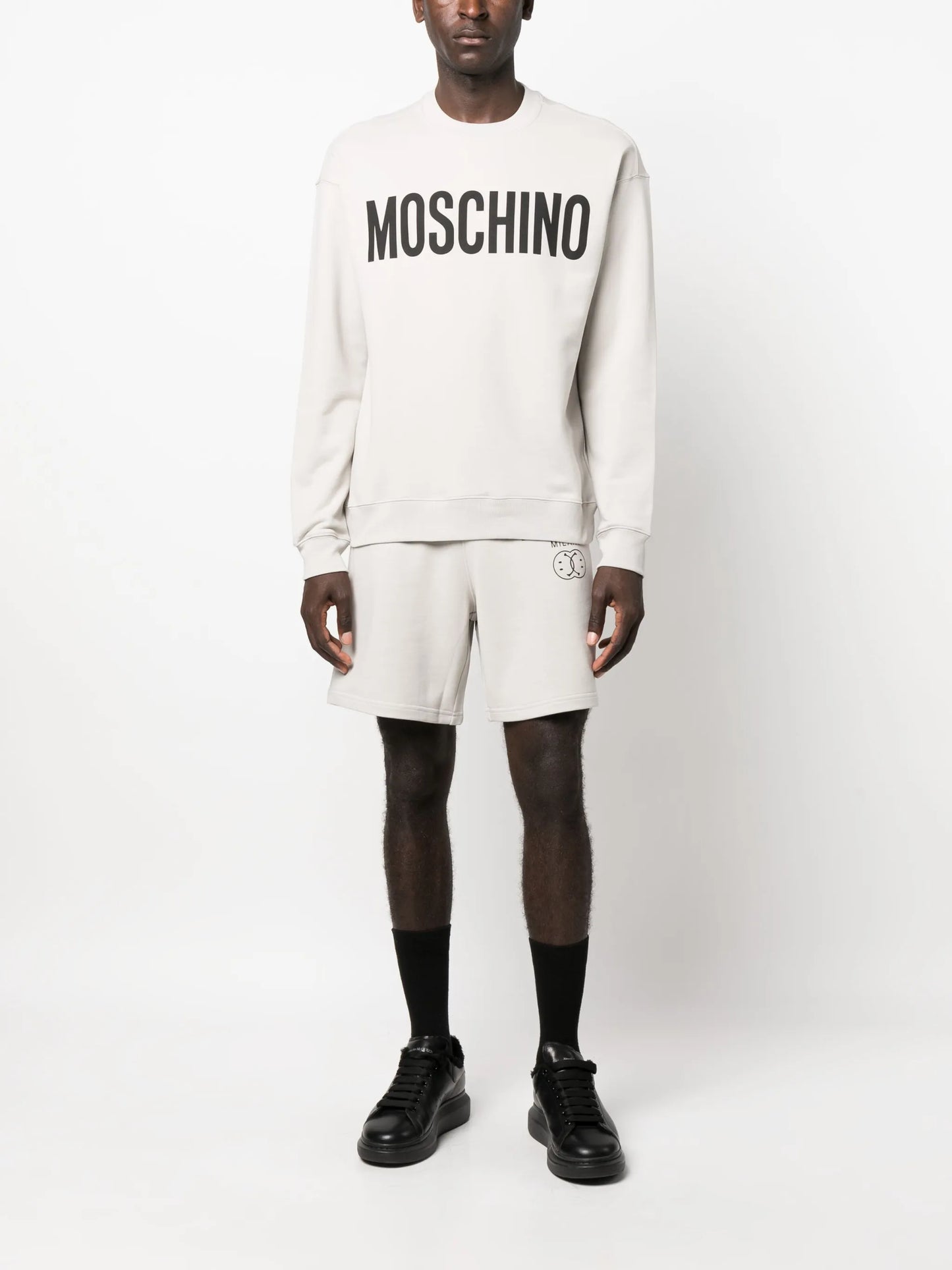 logo-print organic-cotton sweatshirt