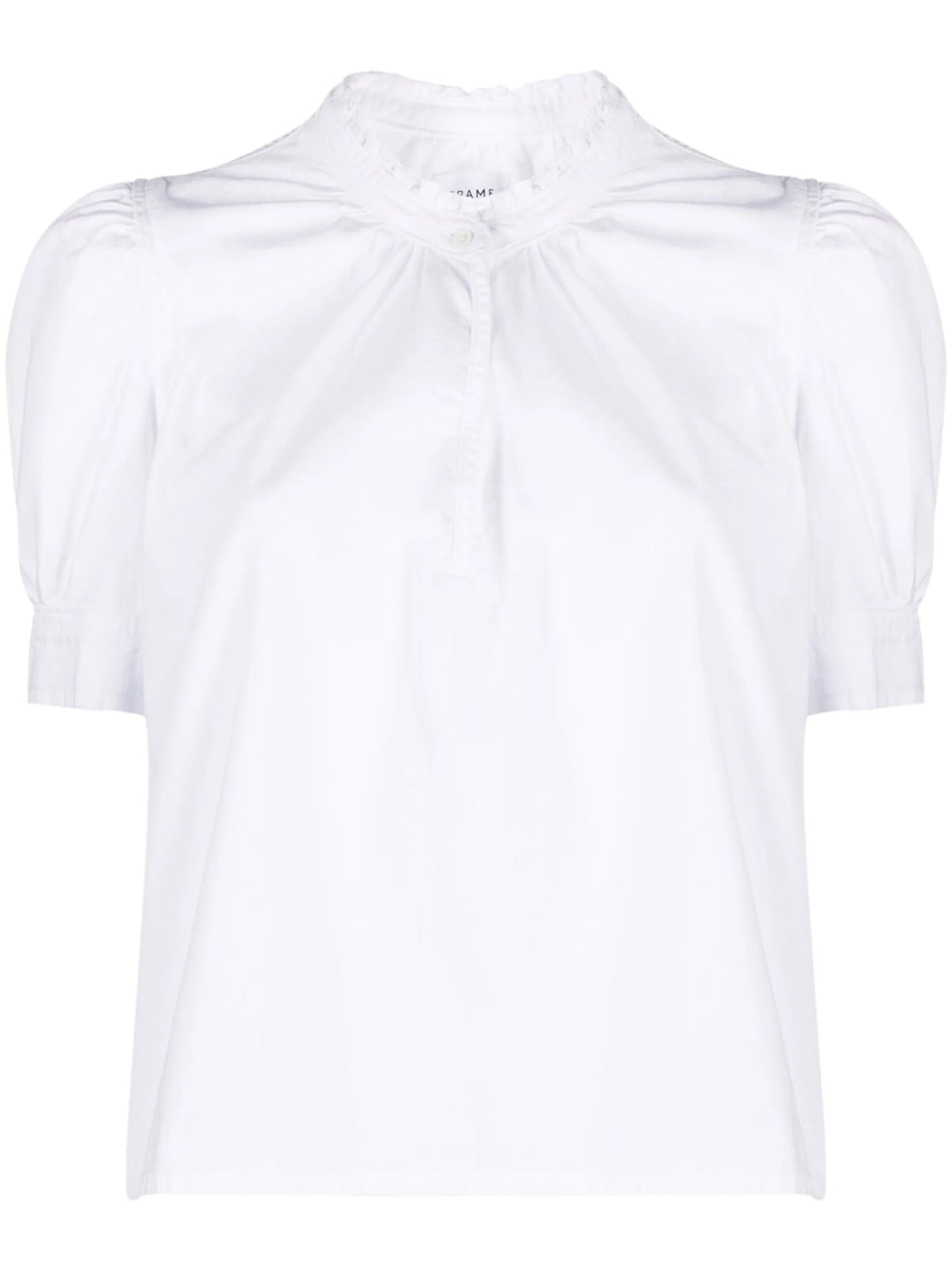 ruffle-collar T-shirt