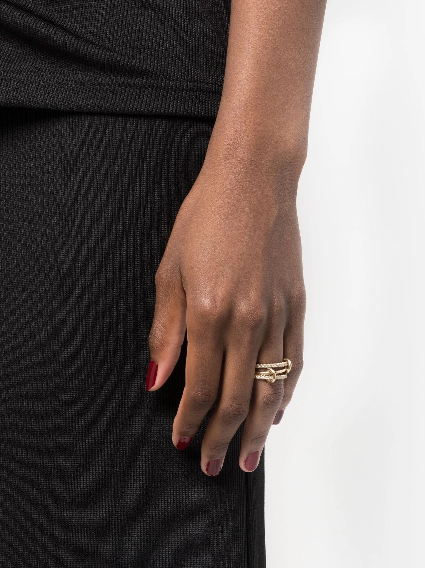 18K yellow gold Verona diamond ring