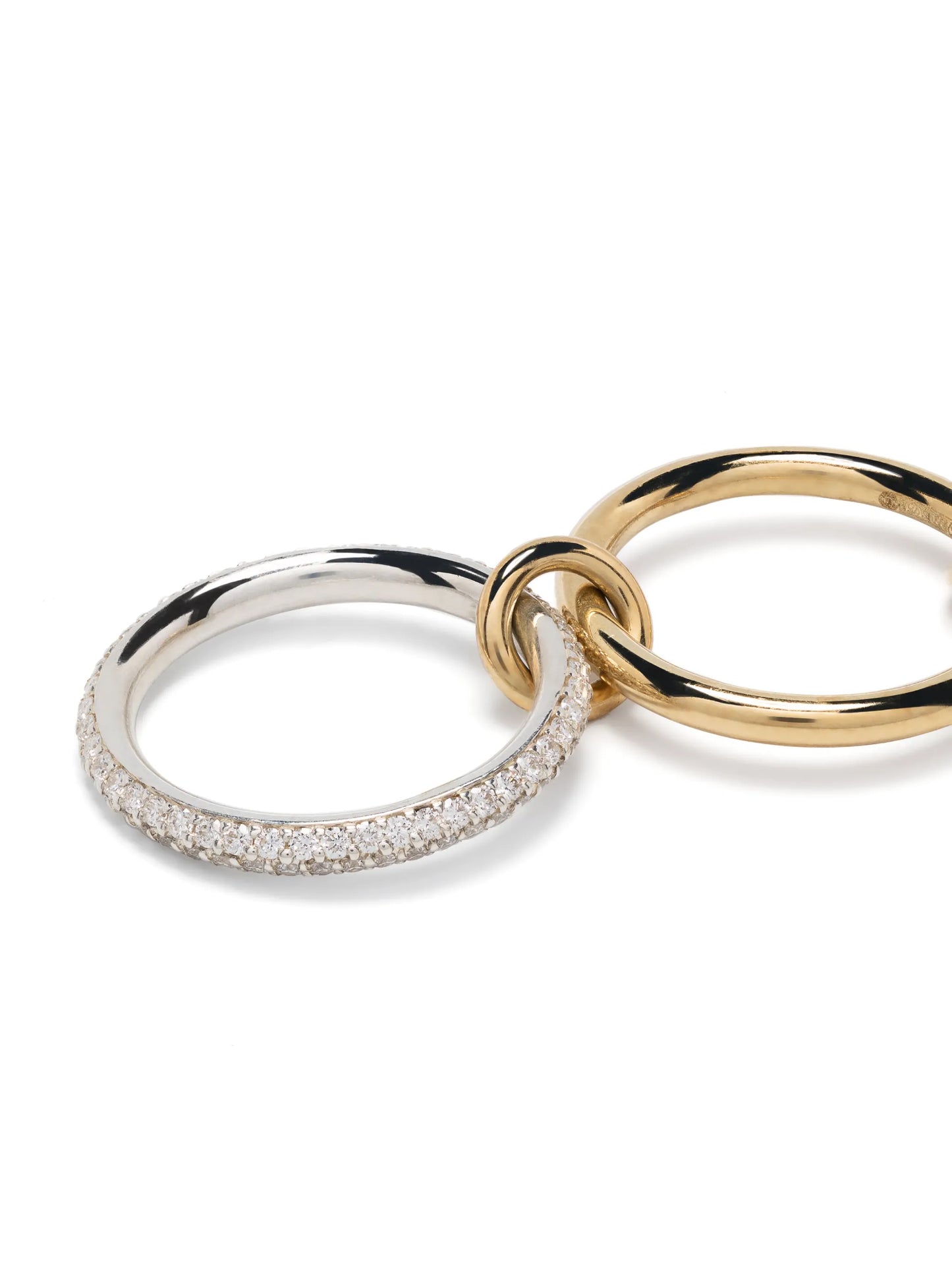 18kt yellow gold diamond Leyla five-band ring