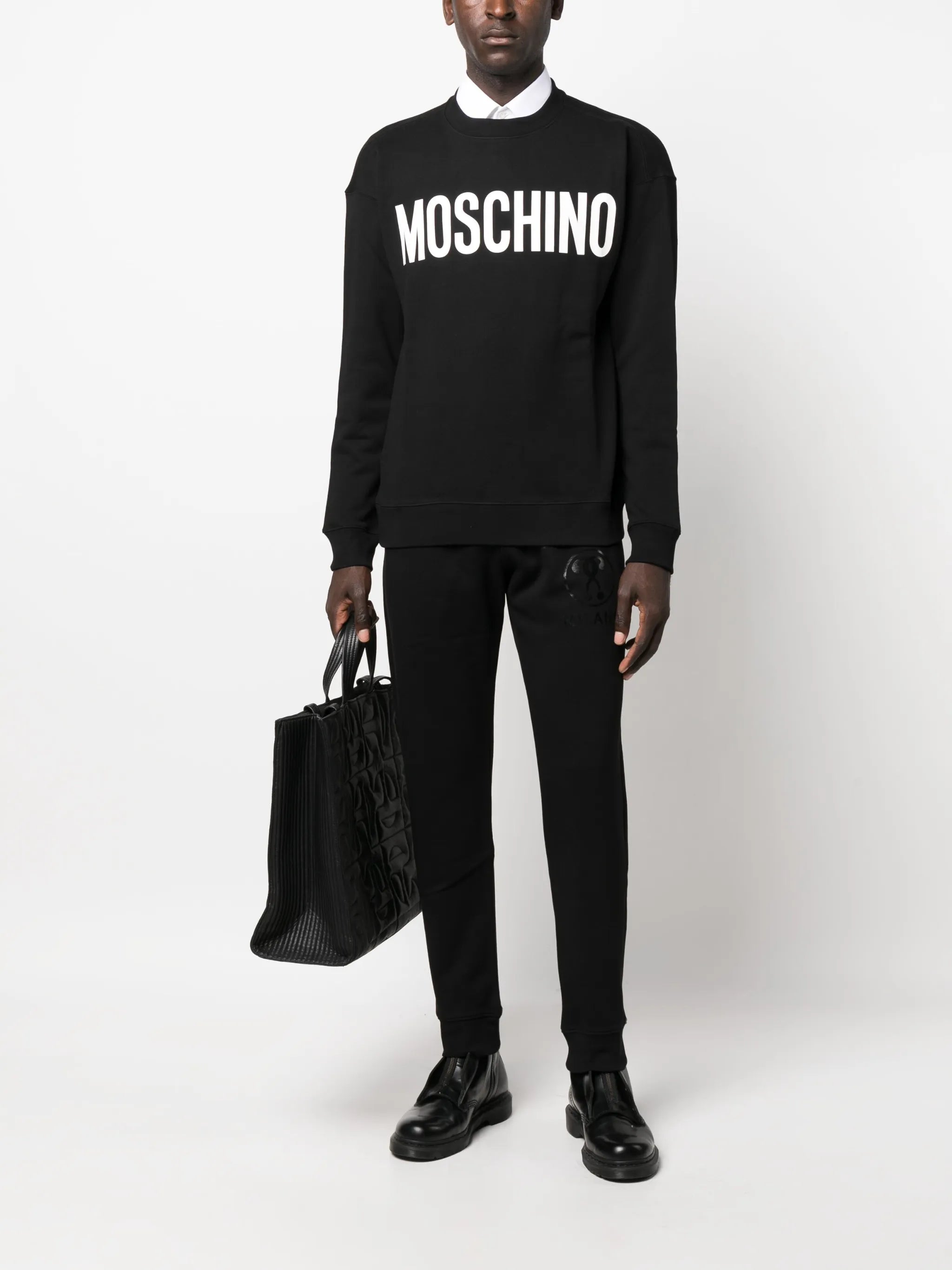 logo-print track pants