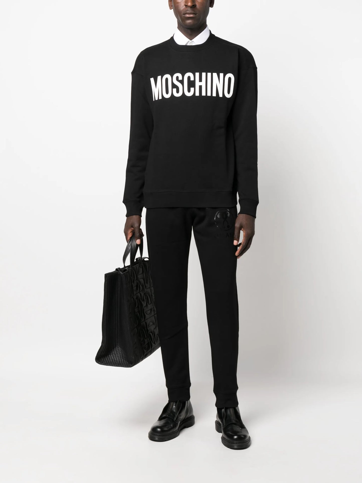 logo-print track pants