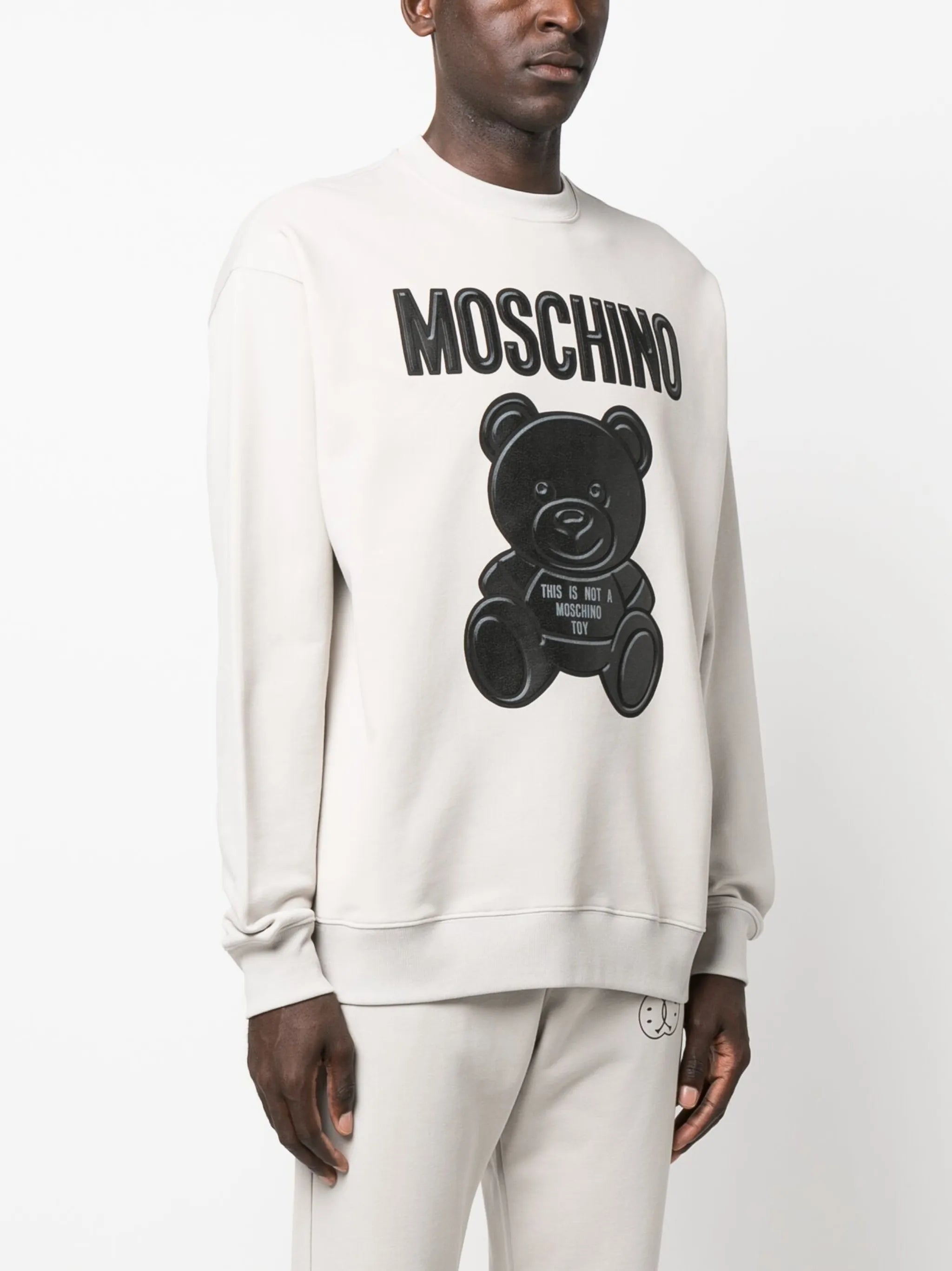 logo-print organic cotton sweatshirt