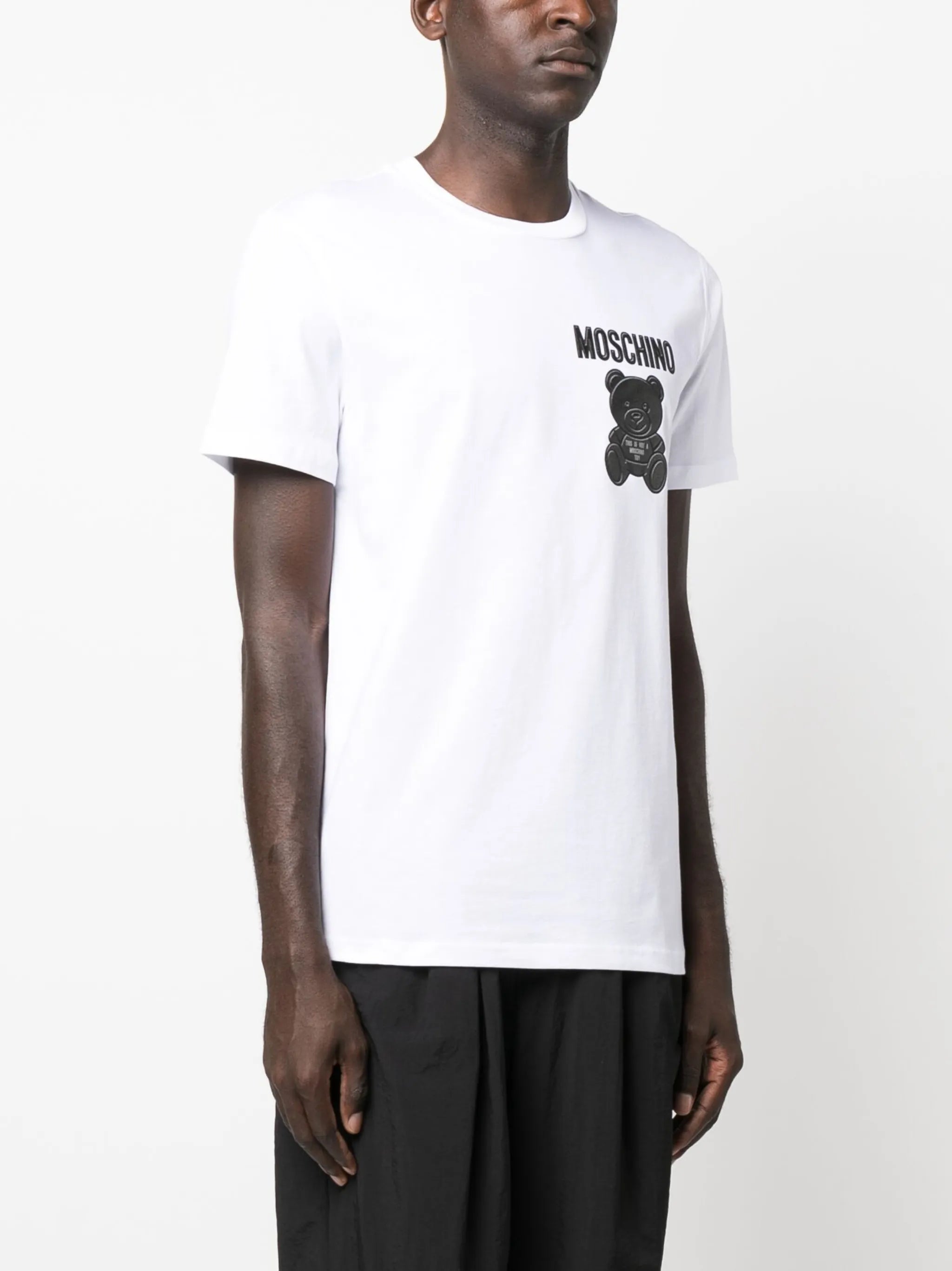 logo-print organic cotton T-shirt