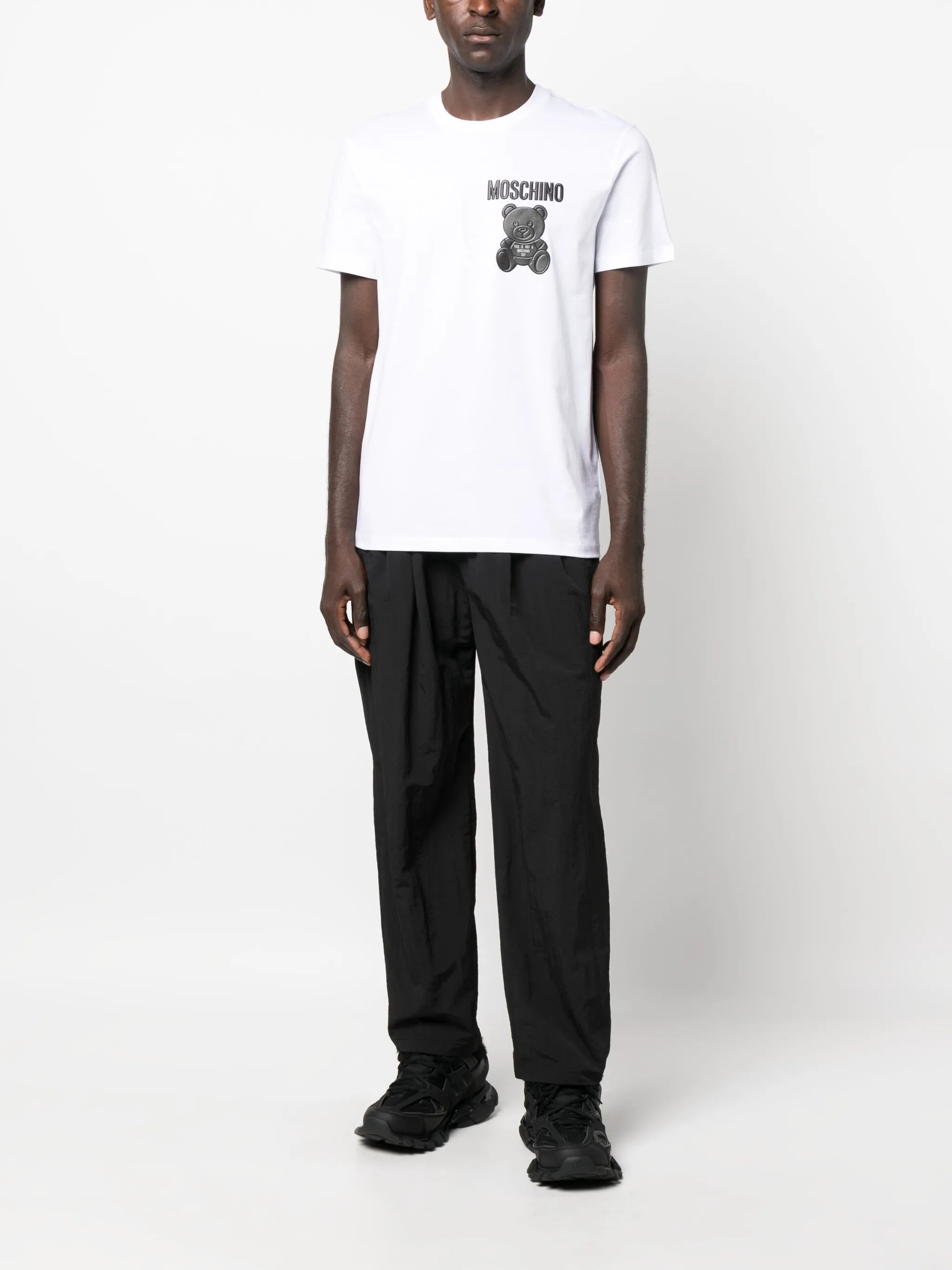 logo-print organic cotton T-shirt