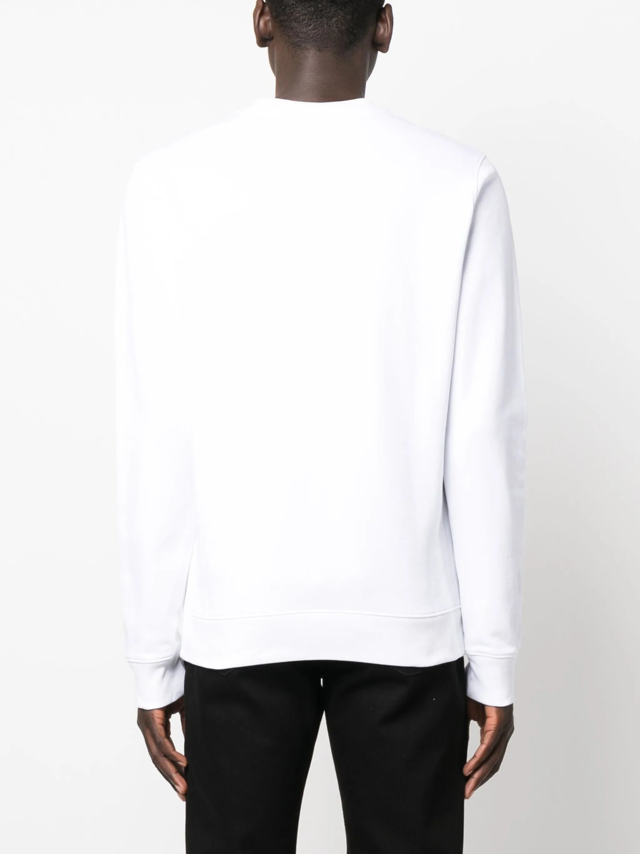 logo-print organic cotton sweatshirt