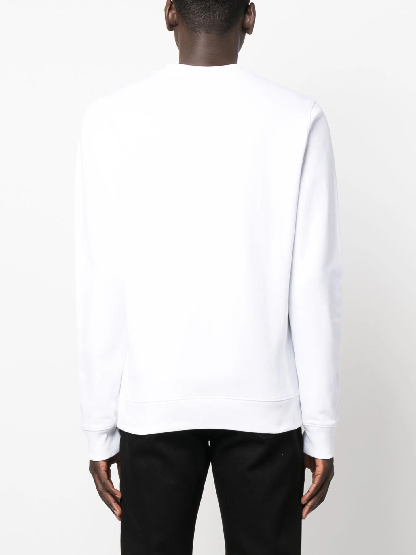 logo-print organic cotton sweatshirt