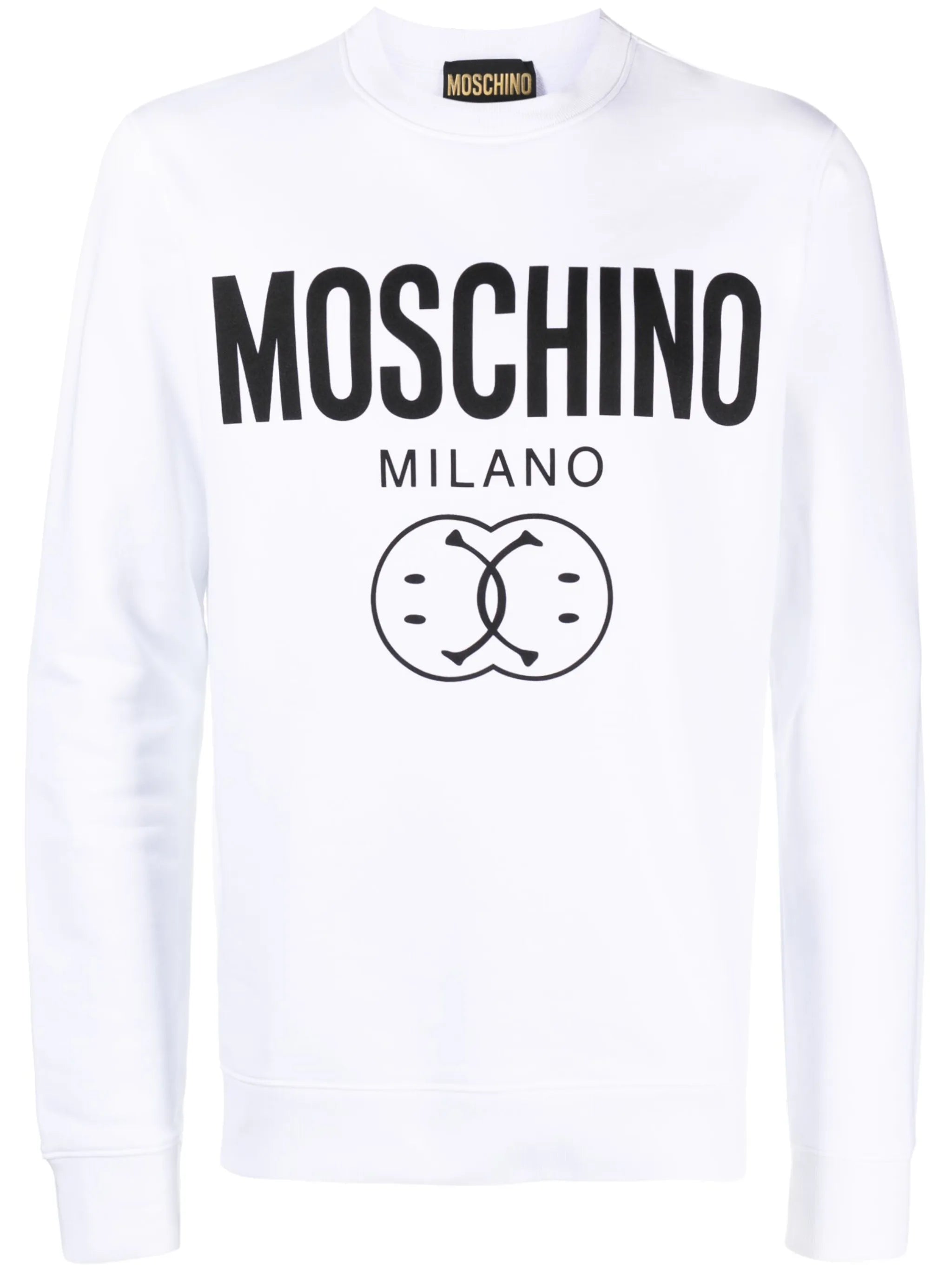 logo-print organic cotton sweatshirt