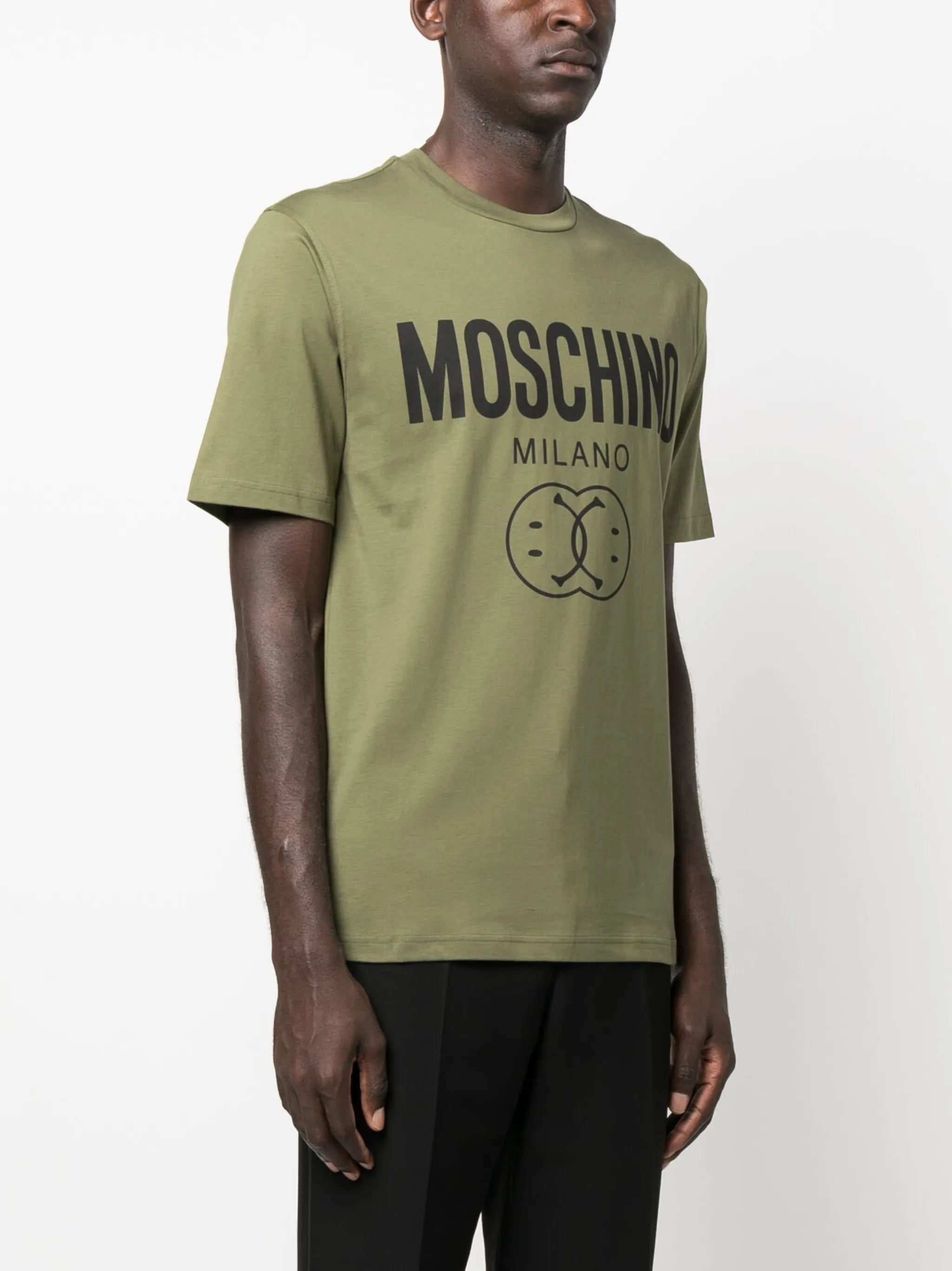 Double Smile logo-print T-shirt