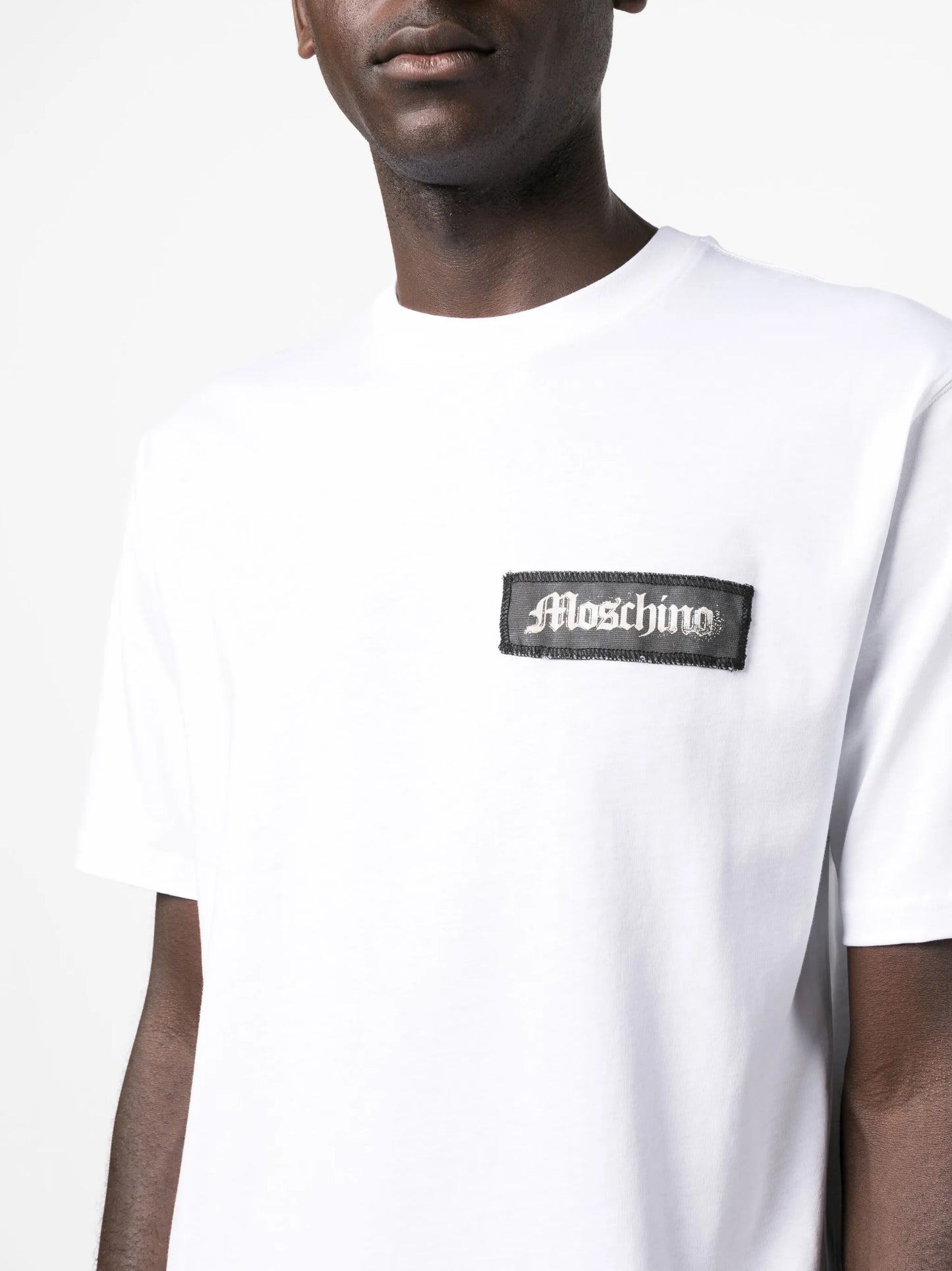 logo-patch cotton T-shirt