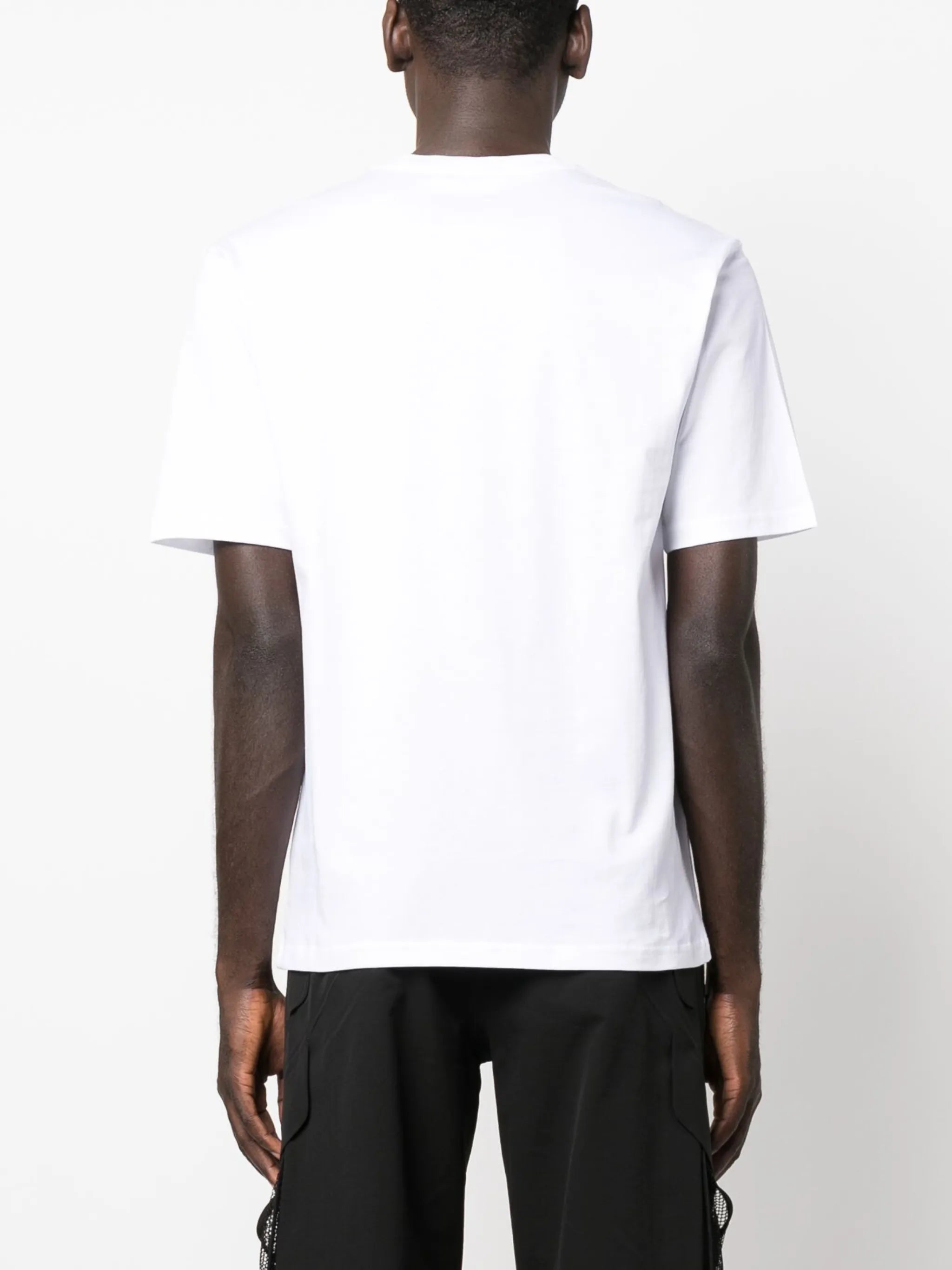 logo-patch cotton T-shirt