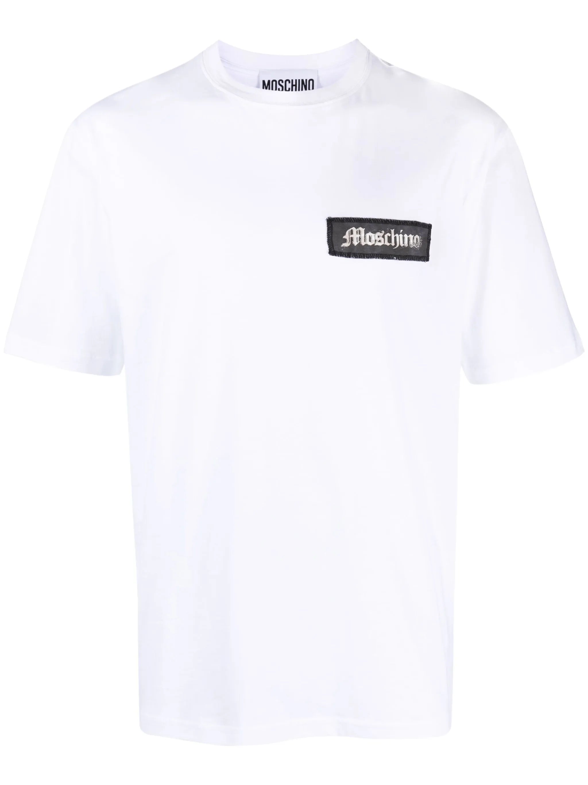 logo-patch cotton T-shirt