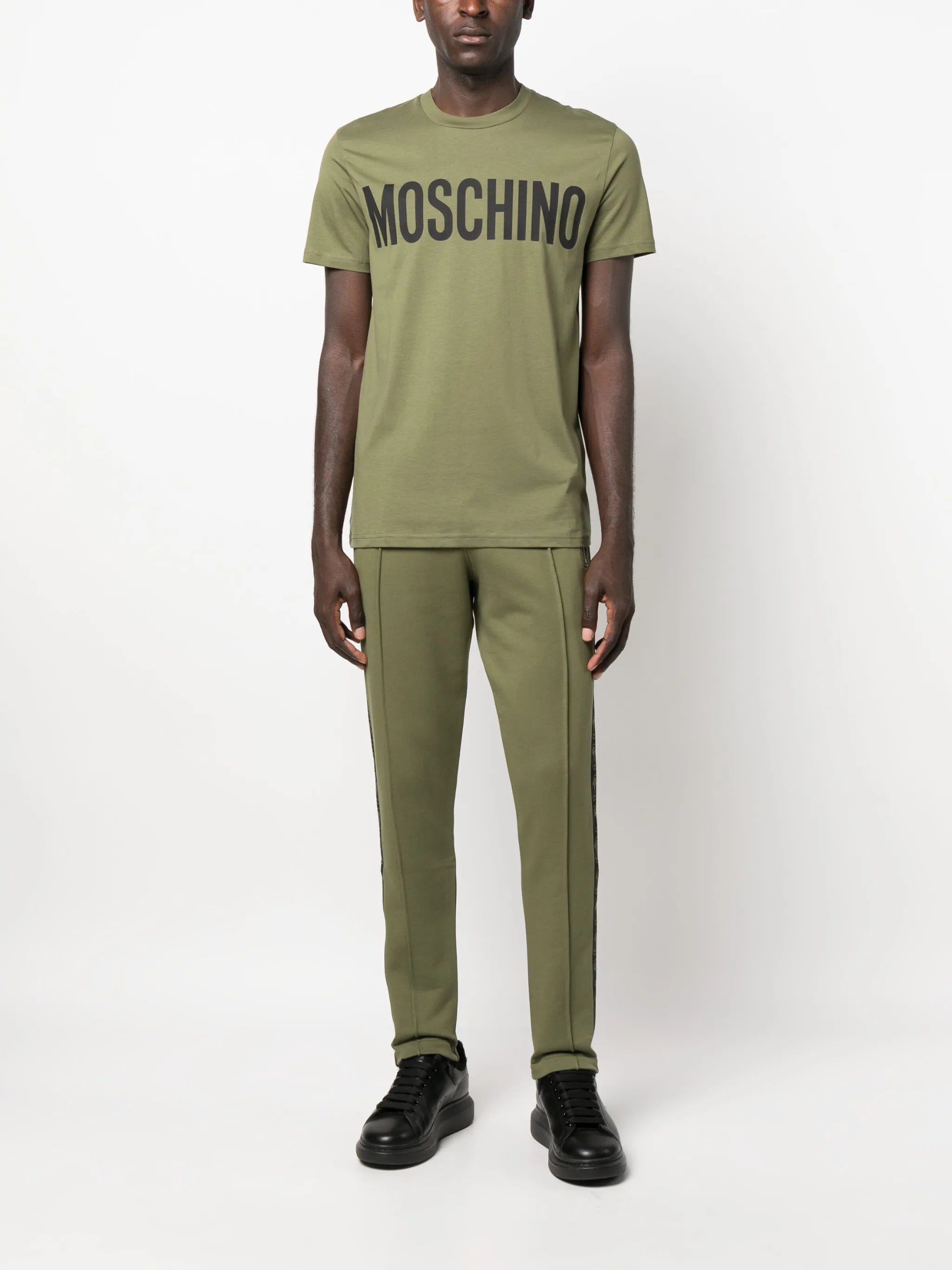logo-print cotton T-shirt