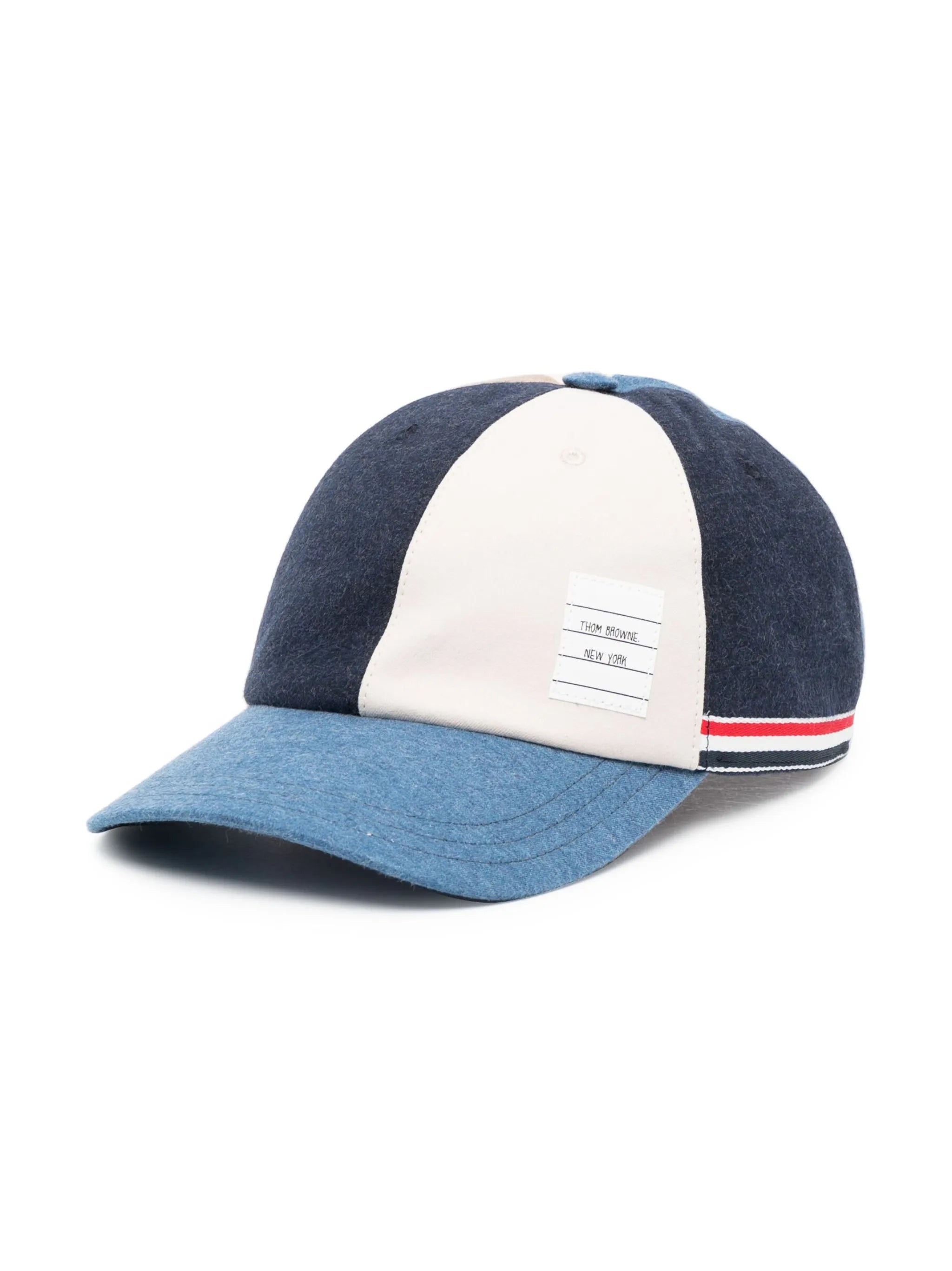 colour-block baseball cap