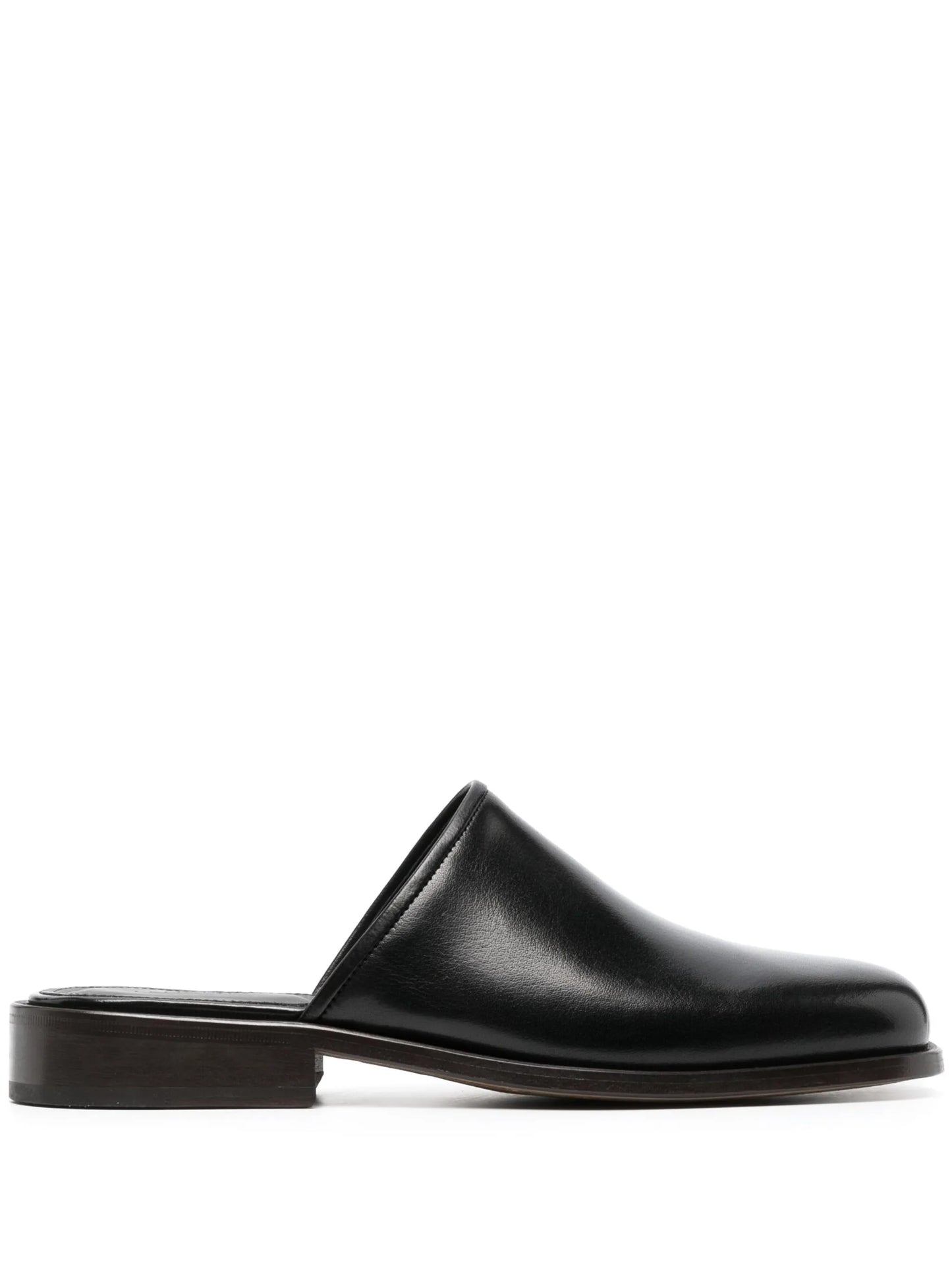 round-toe slip-on slippers