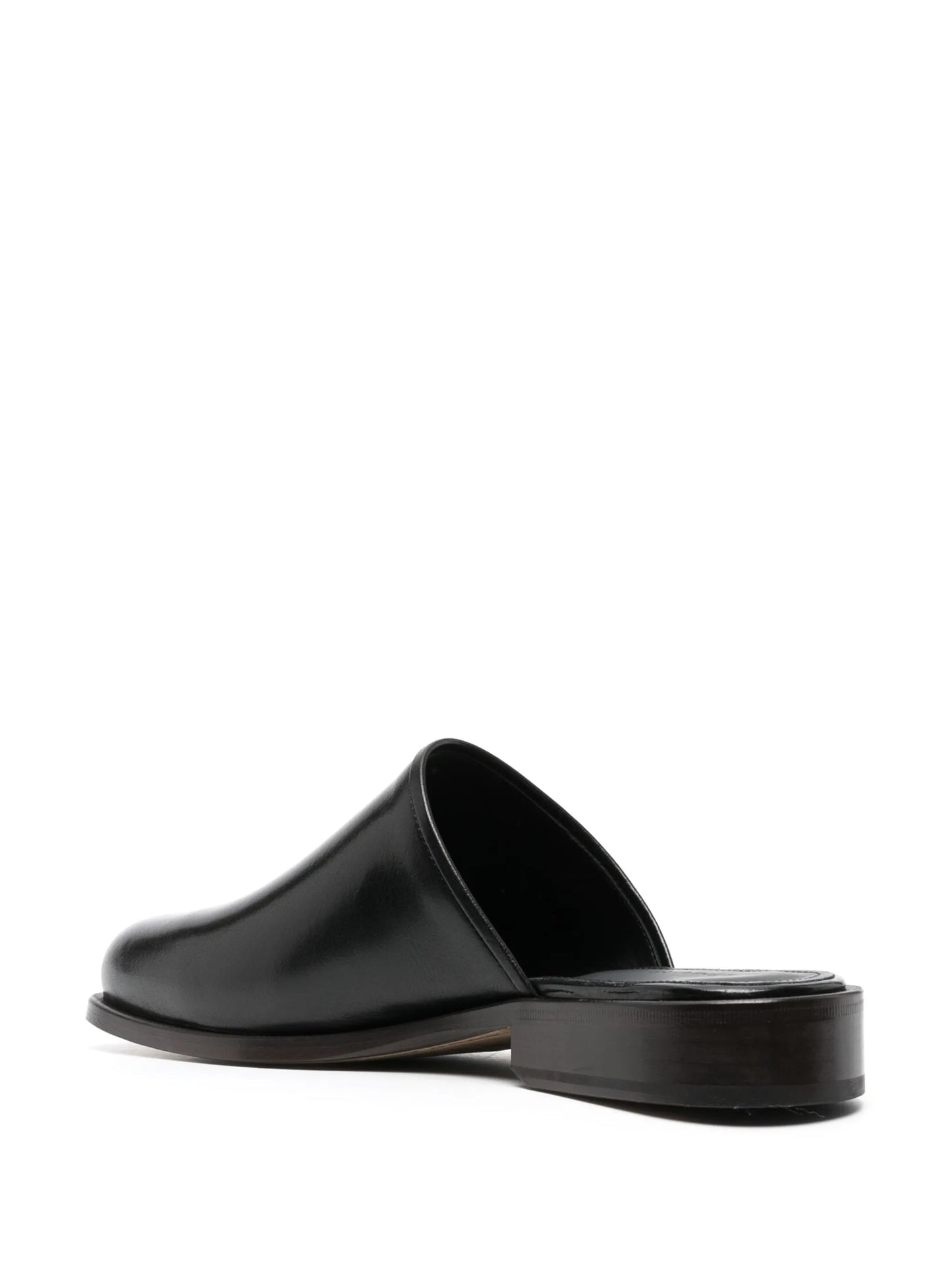 round-toe slip-on slippers