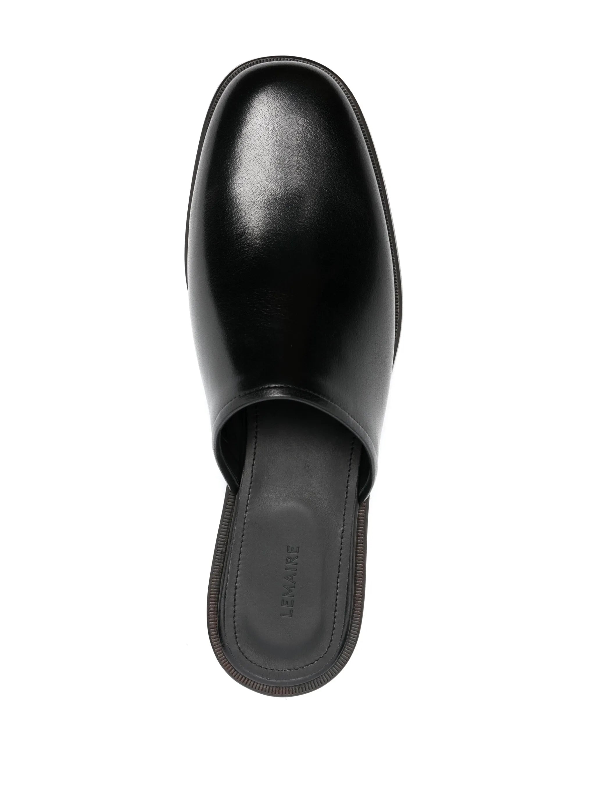 round-toe slip-on slippers