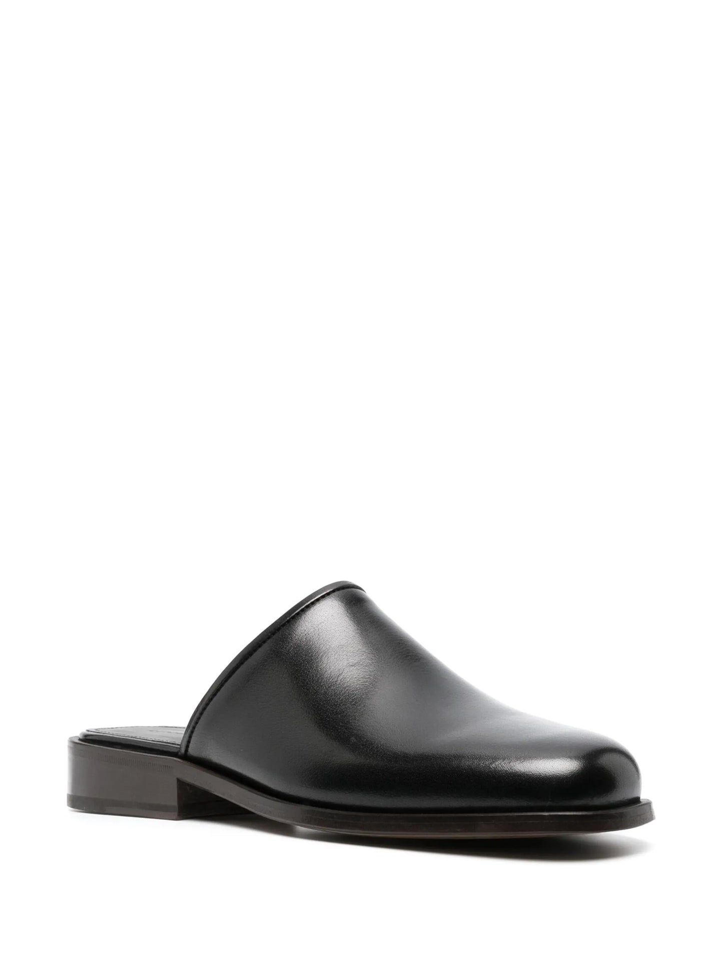 round-toe slip-on slippers