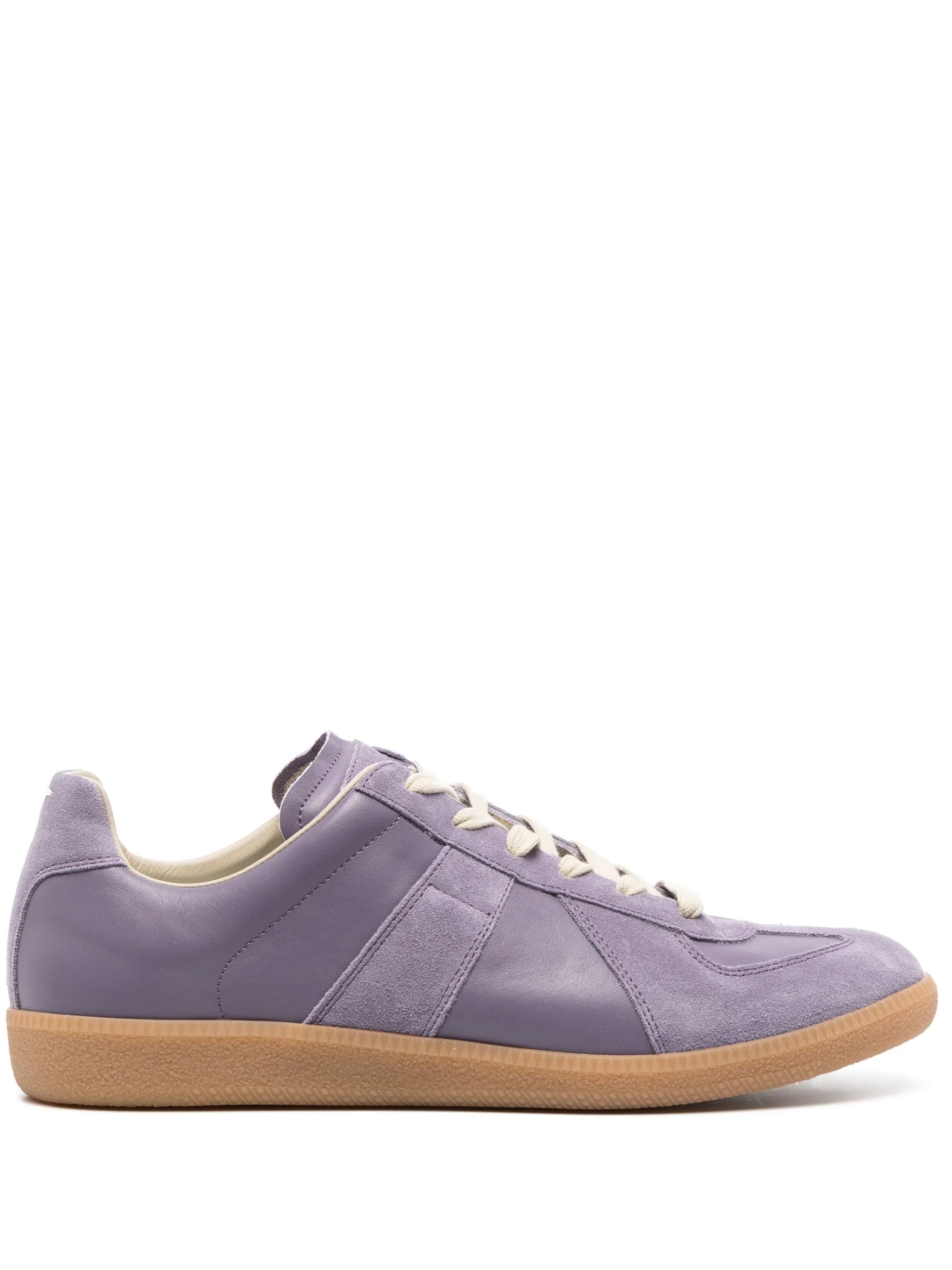 Replica low-top leather sneakers