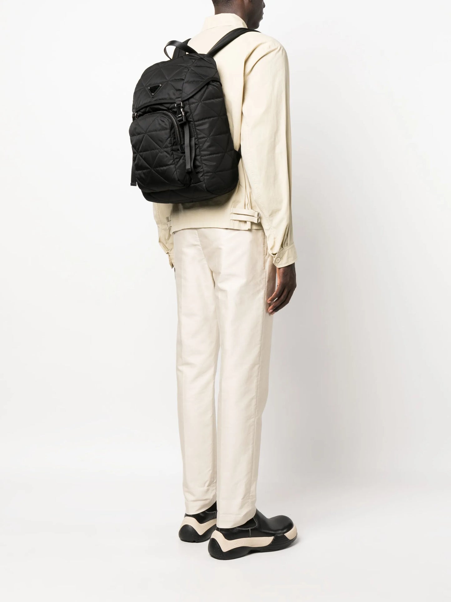 Re-Nylon quilted backpack