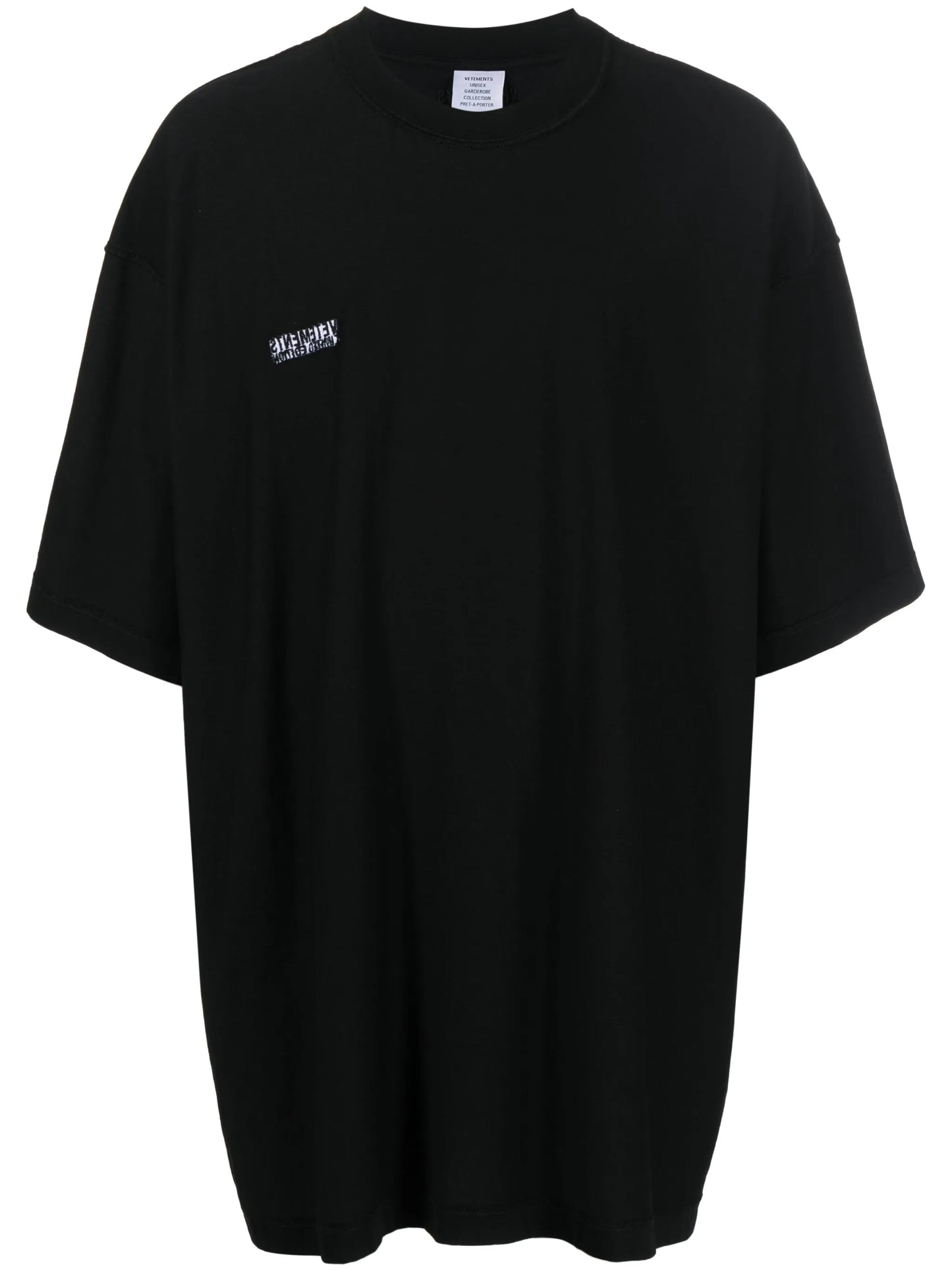 logo-patch cotton T-shirt