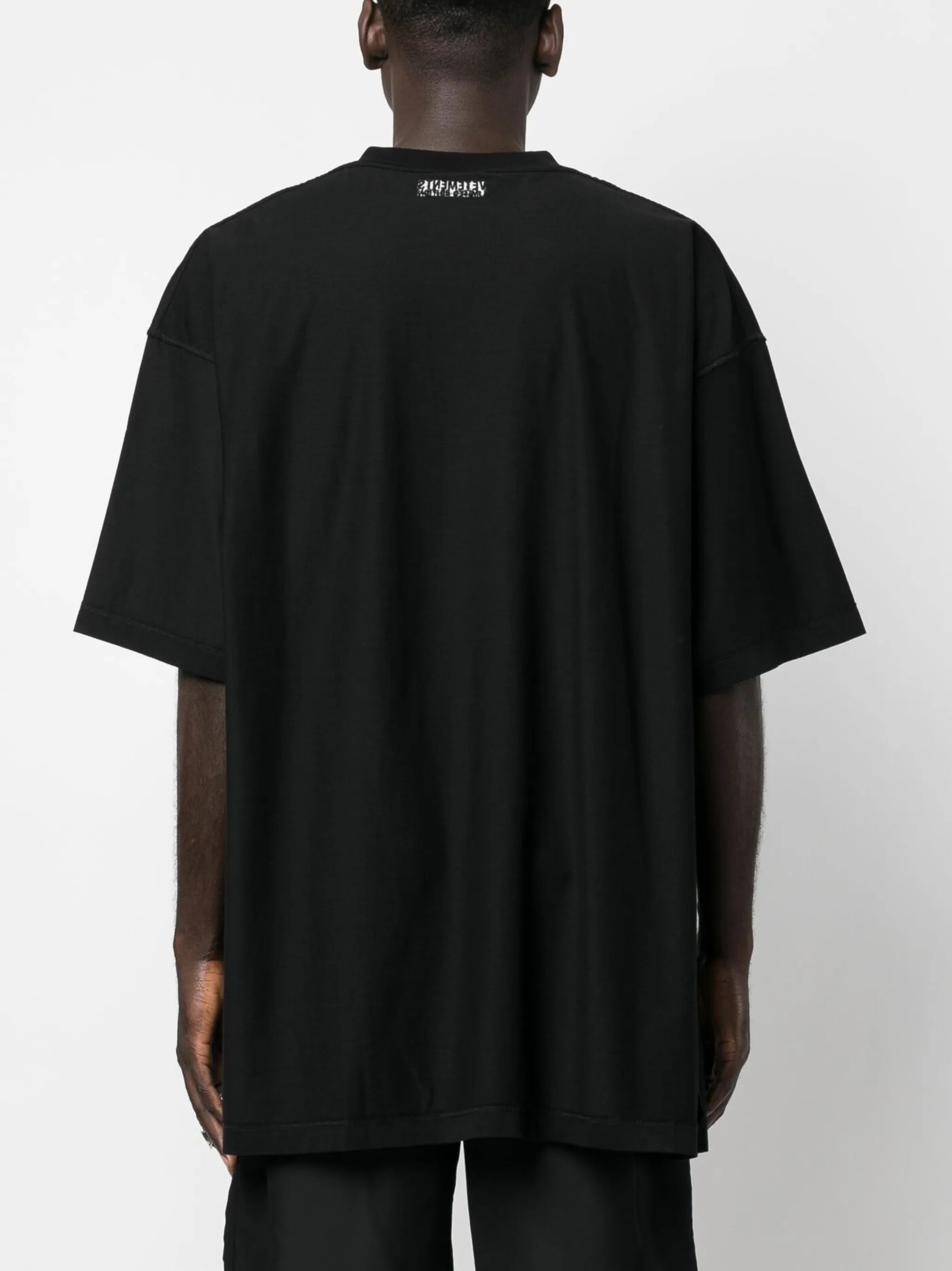 logo-patch cotton T-shirt