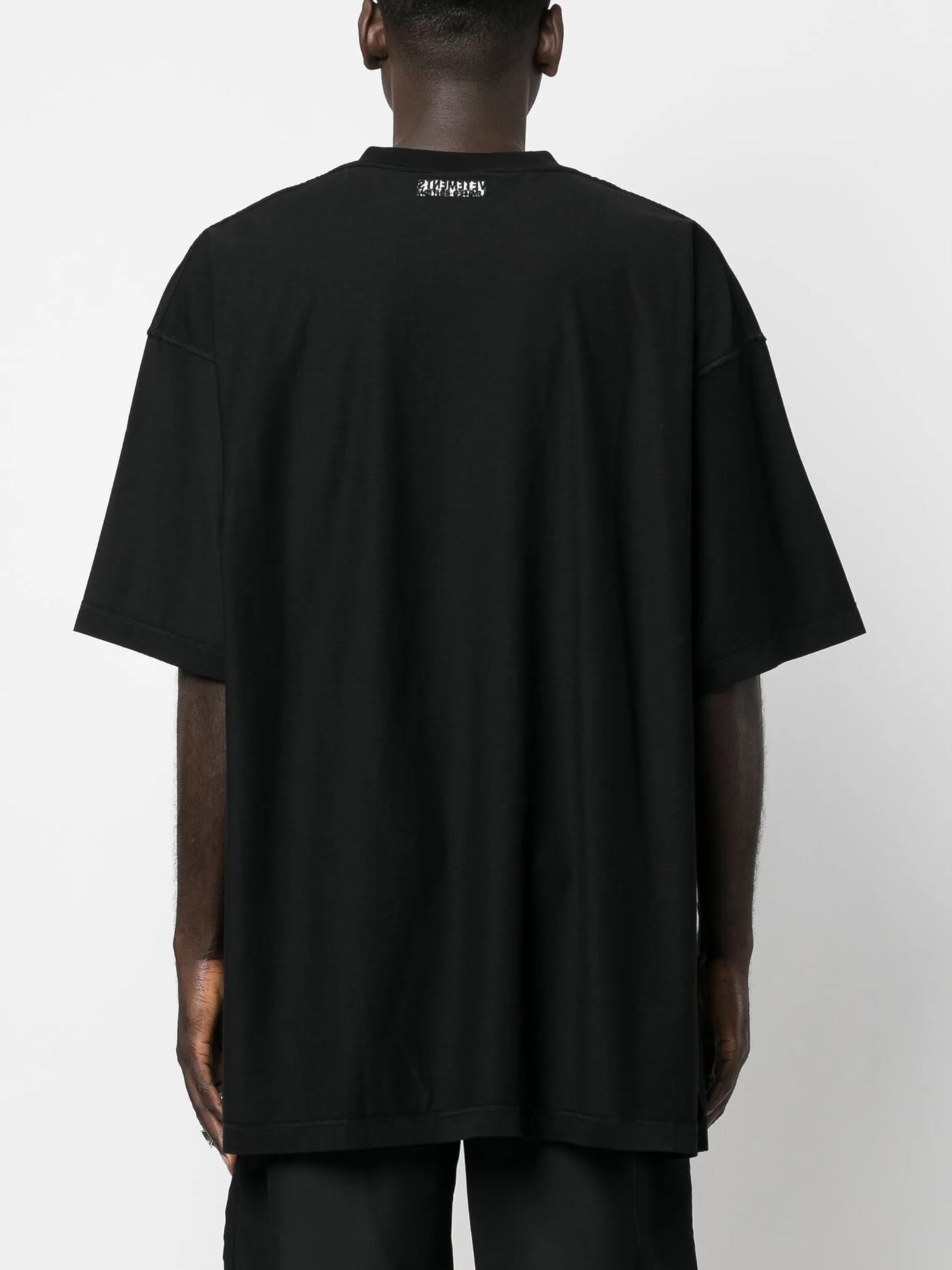 logo-patch cotton T-shirt