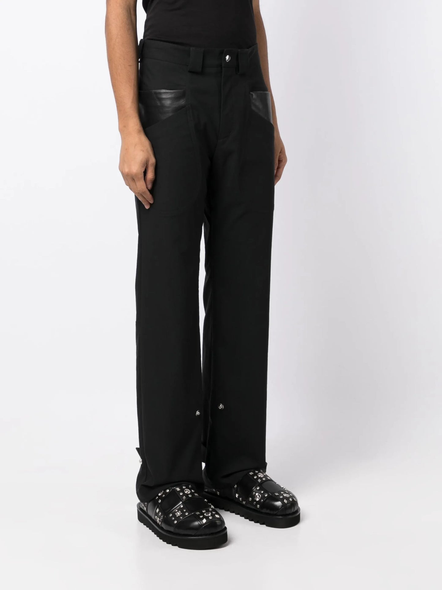 four-pocket straight trousers