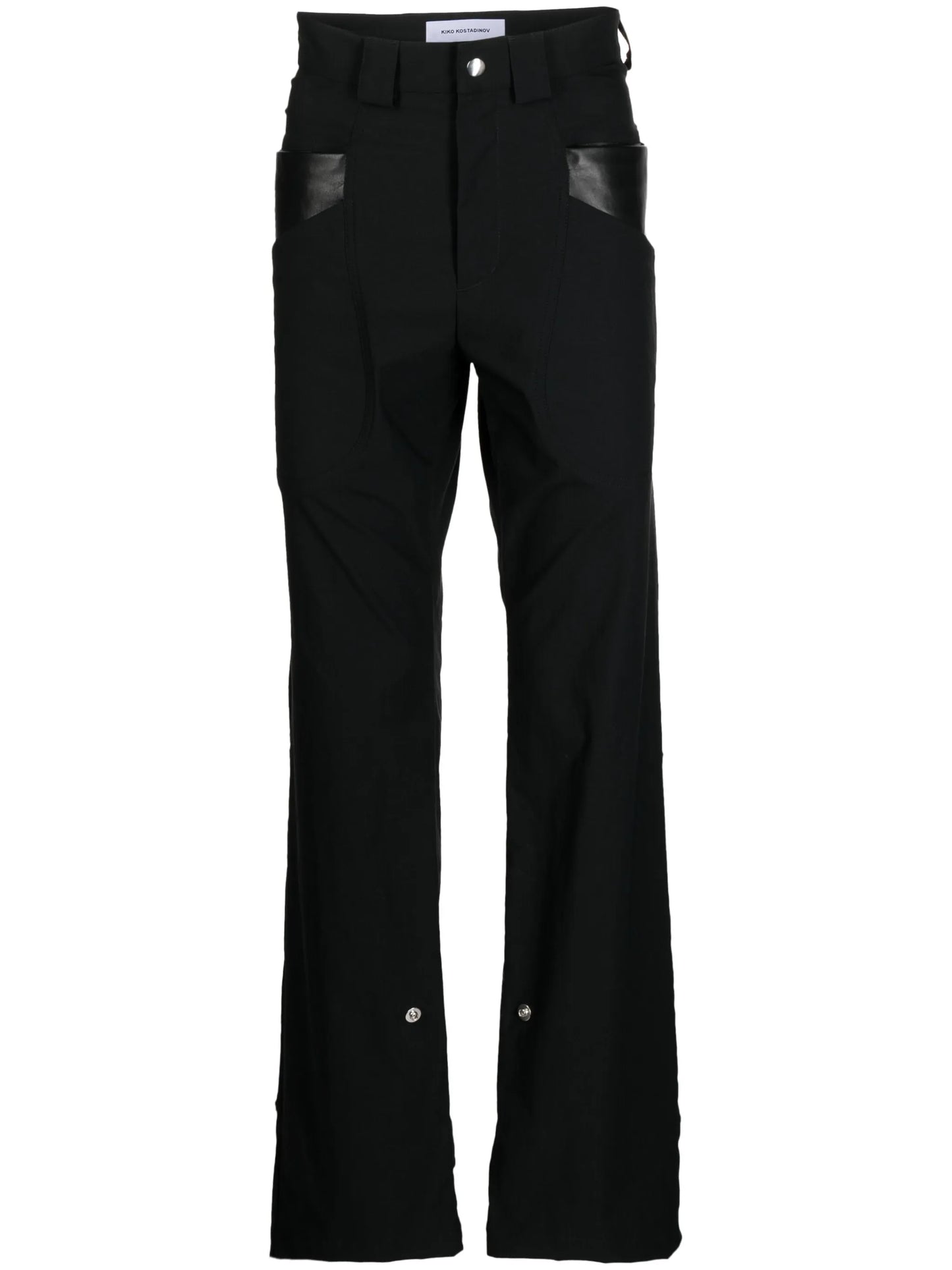 four-pocket straight trousers