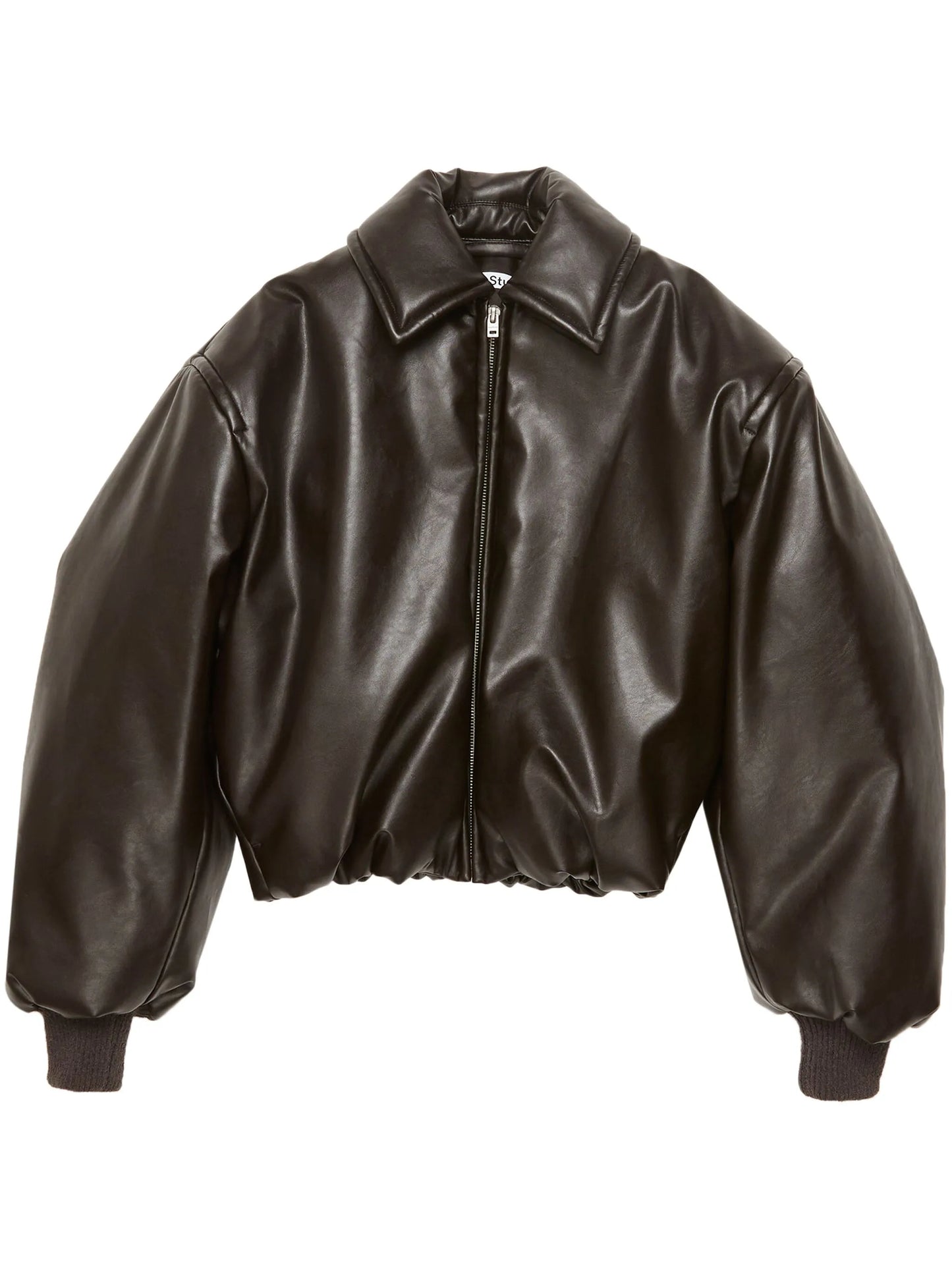 coated bomber jacket