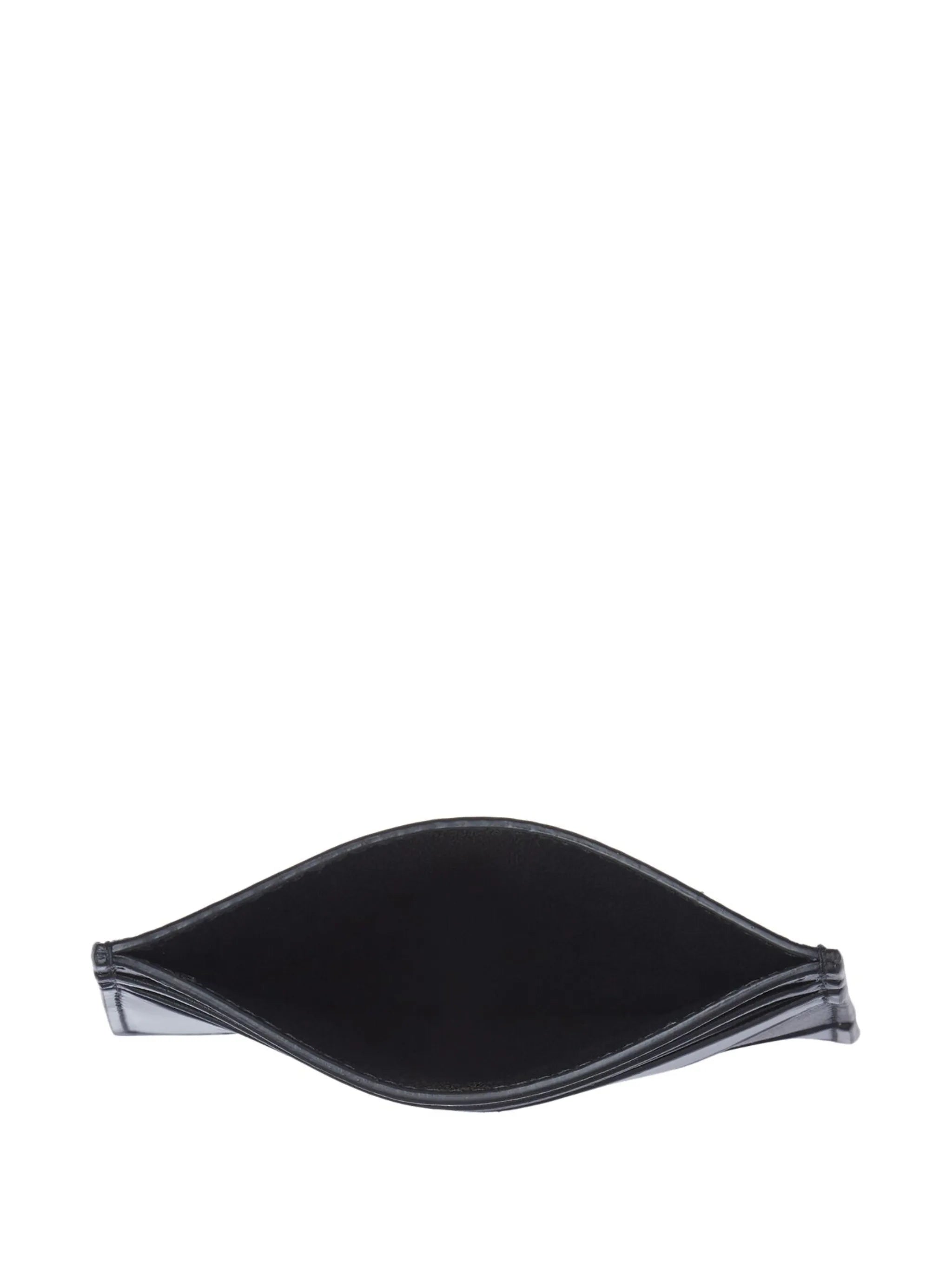logo-debossed cut-out cardholder