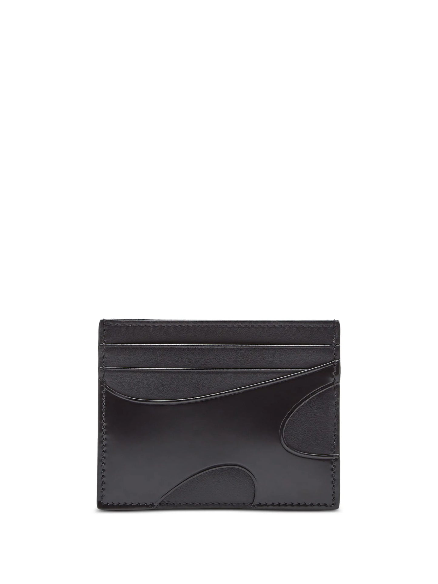 logo-debossed cut-out cardholder