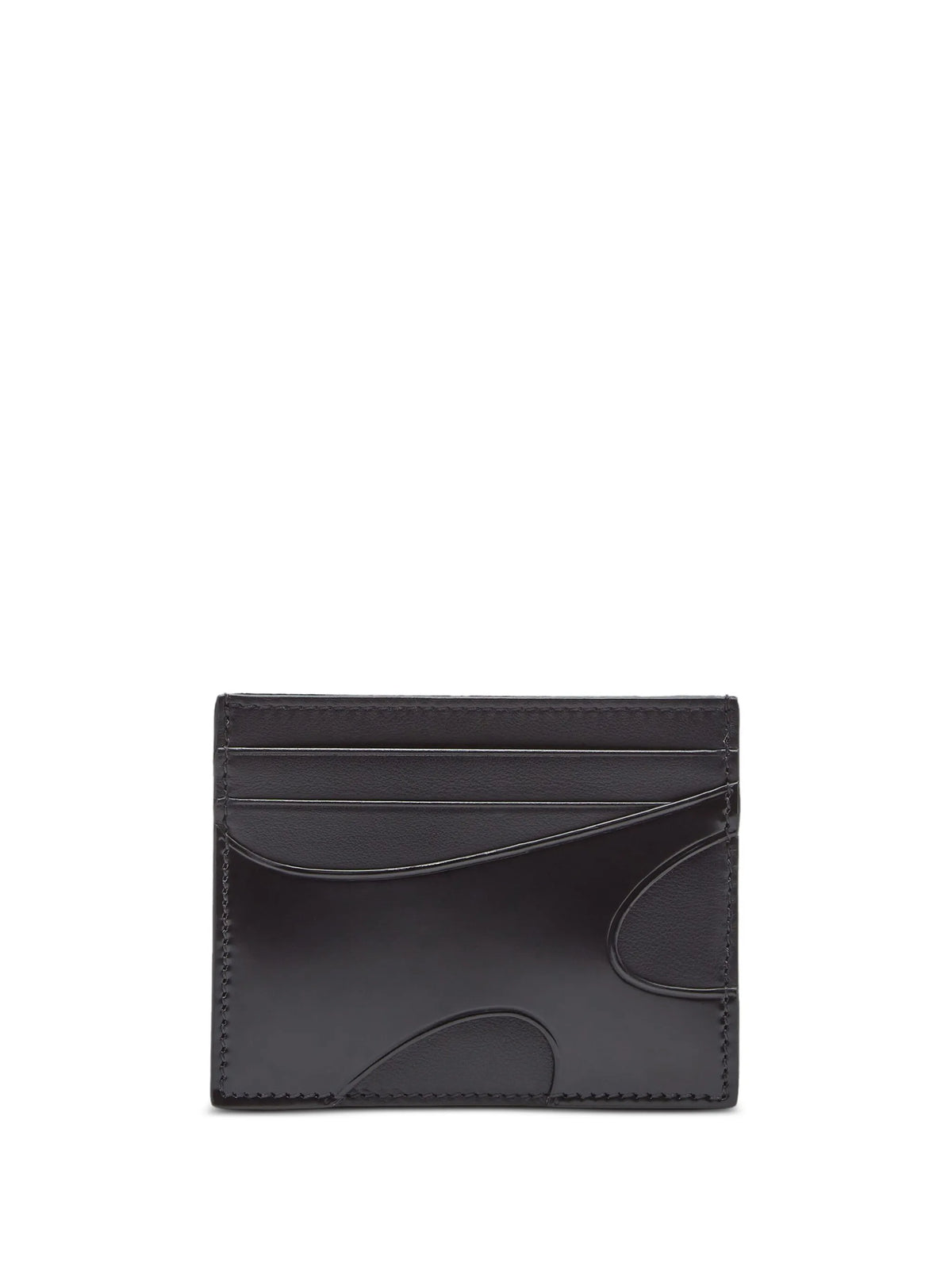logo-debossed cut-out cardholder