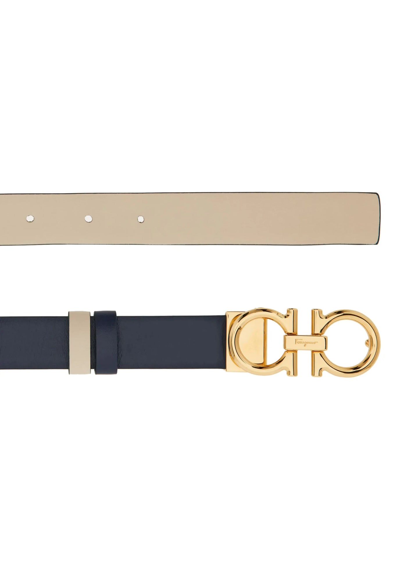 reversible Gancini belt