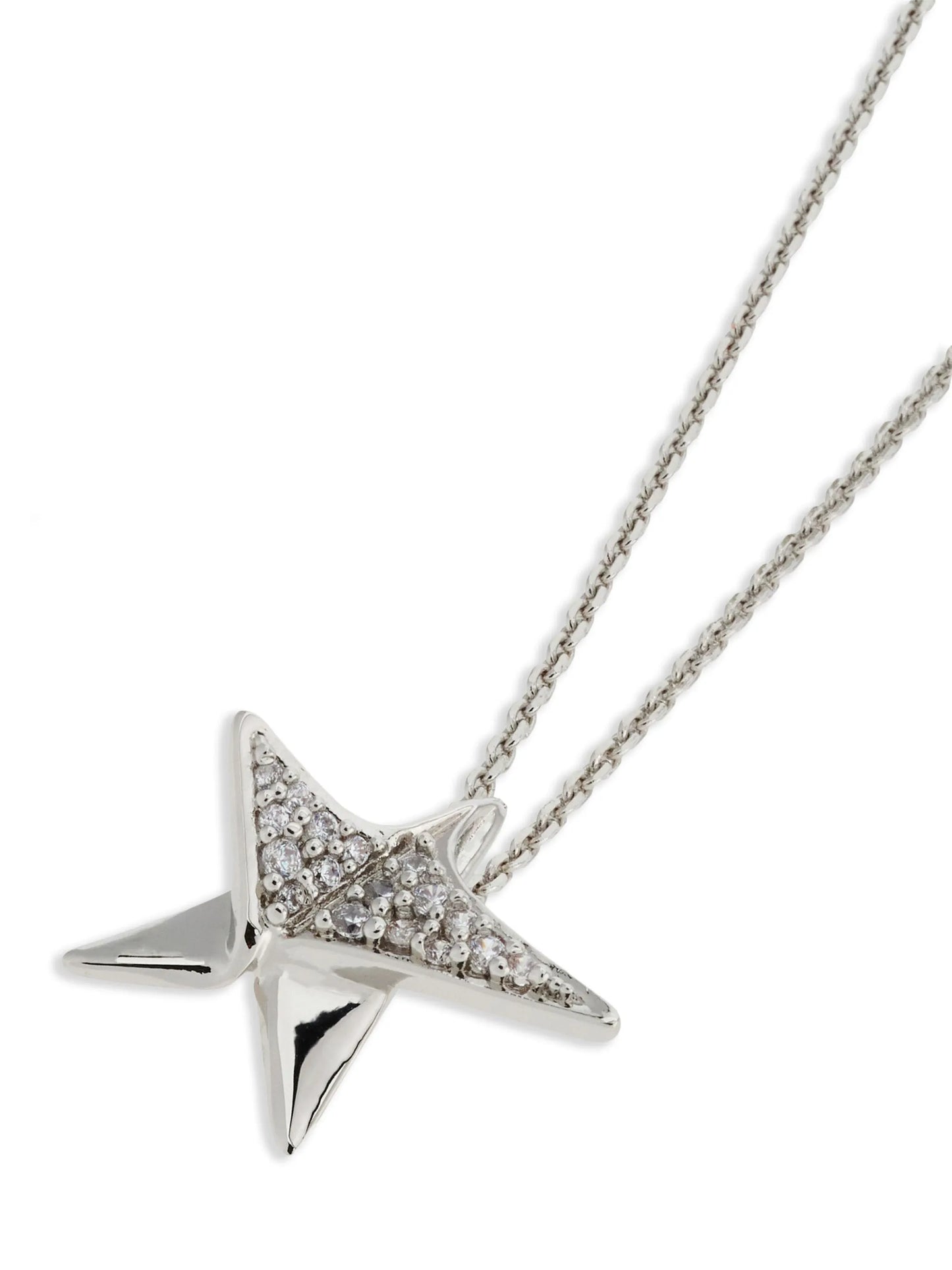 crystal-embellished star-pendant necklace