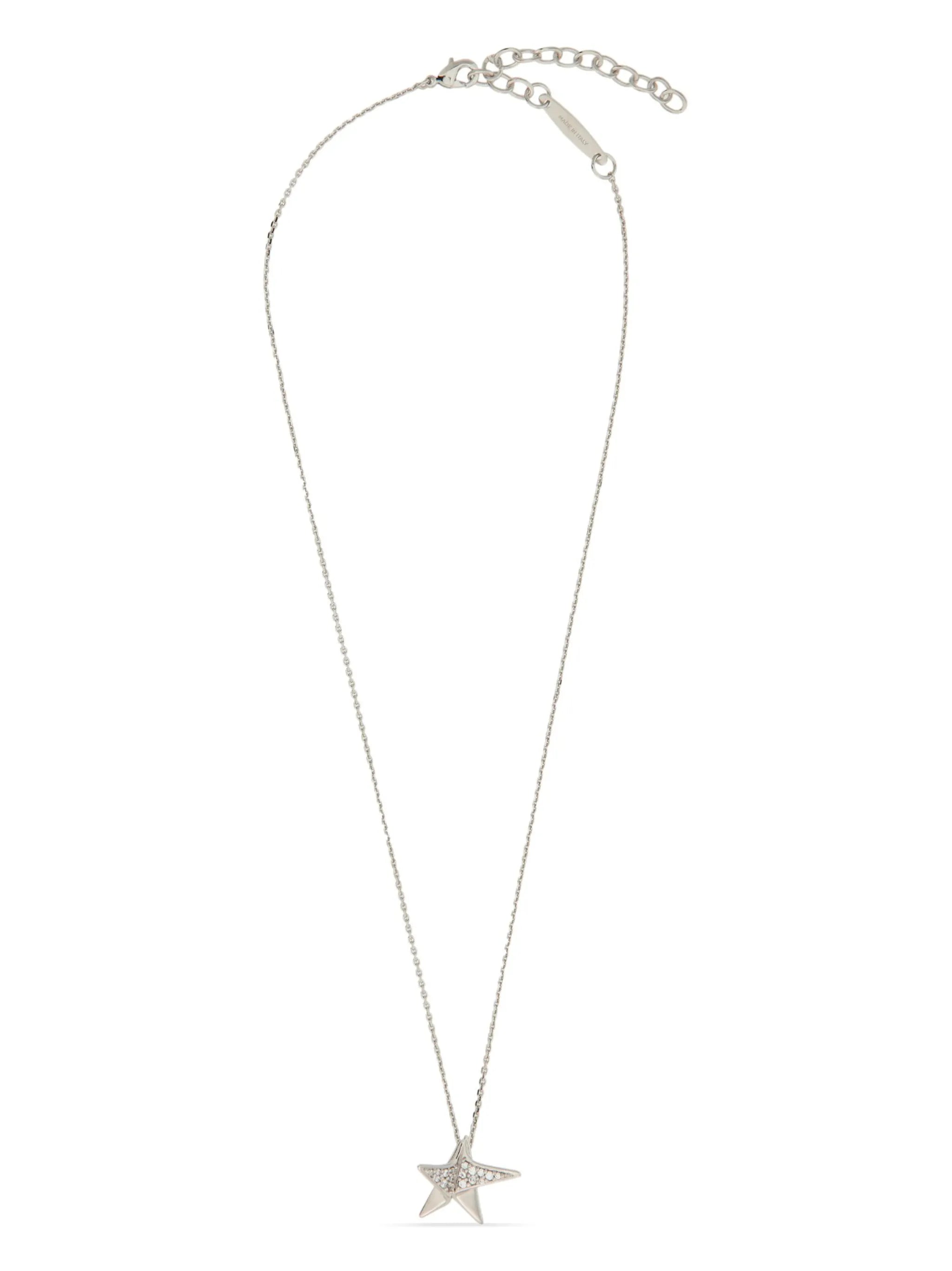 crystal-embellished star-pendant necklace