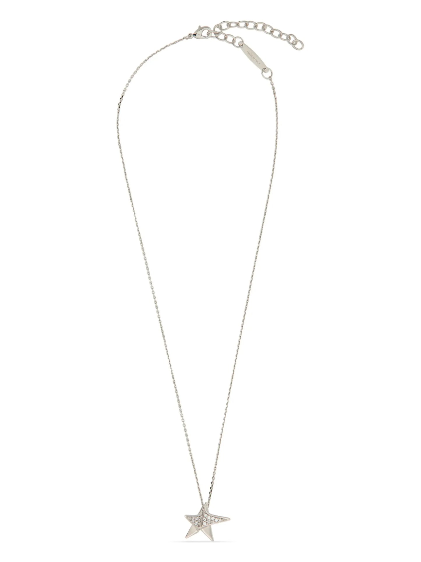 crystal-embellished star-pendant necklace
