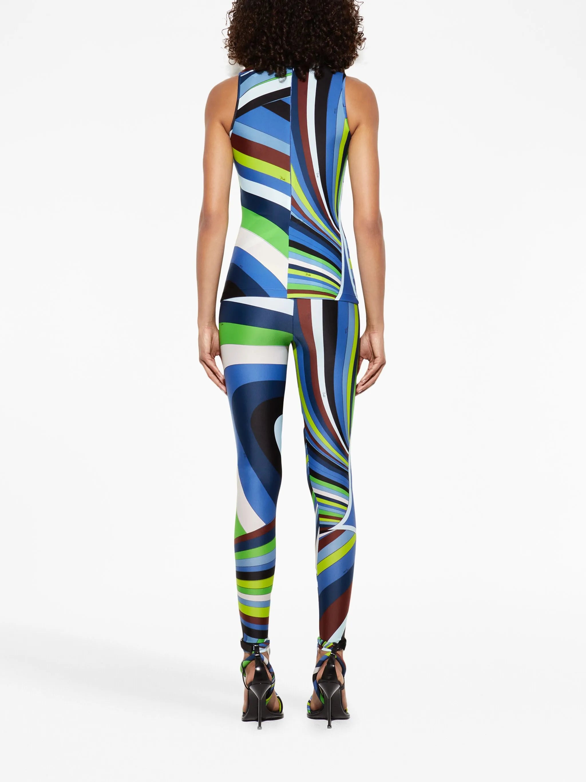 Iride-print leggings