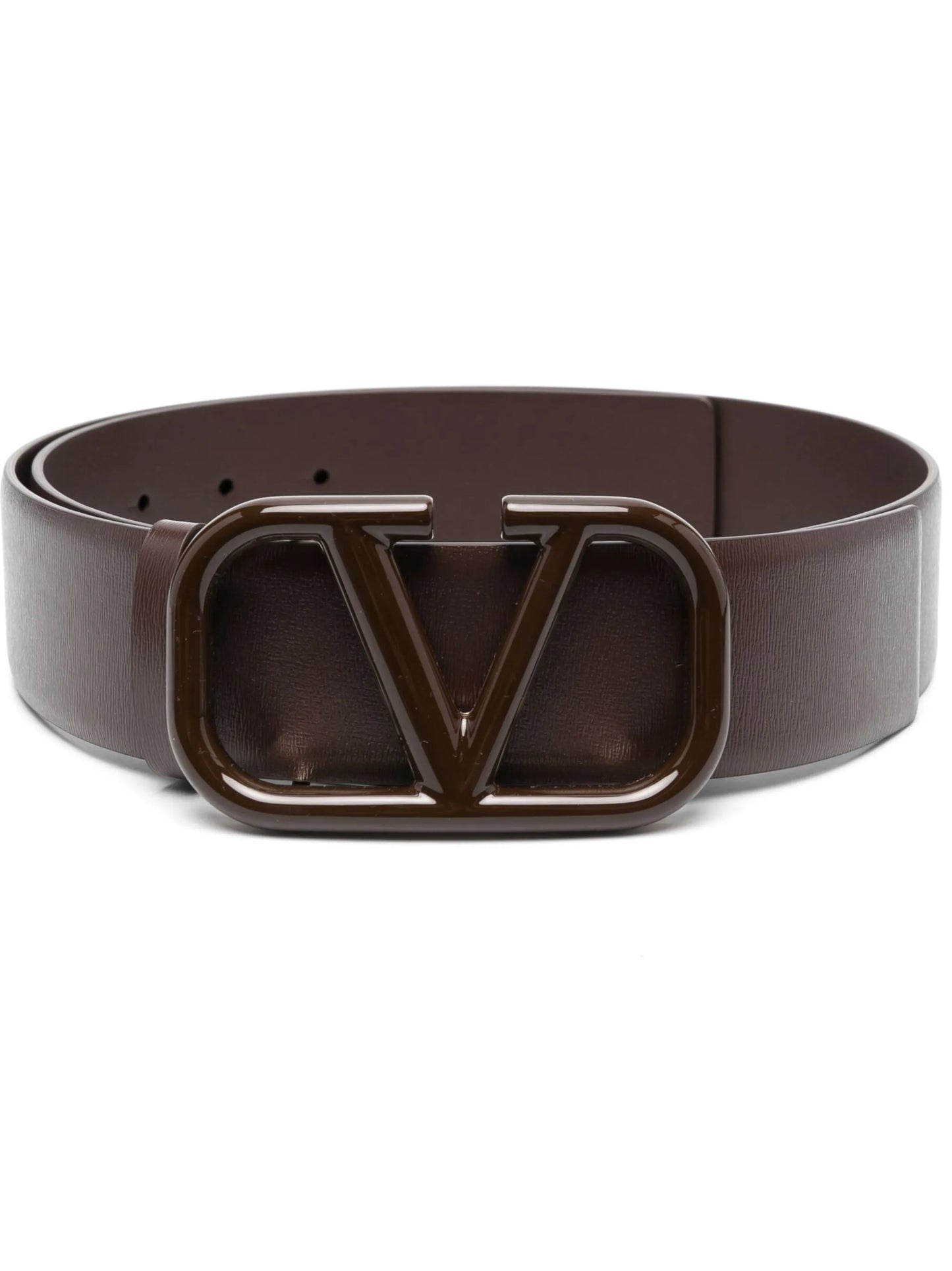 VLogo leather belt