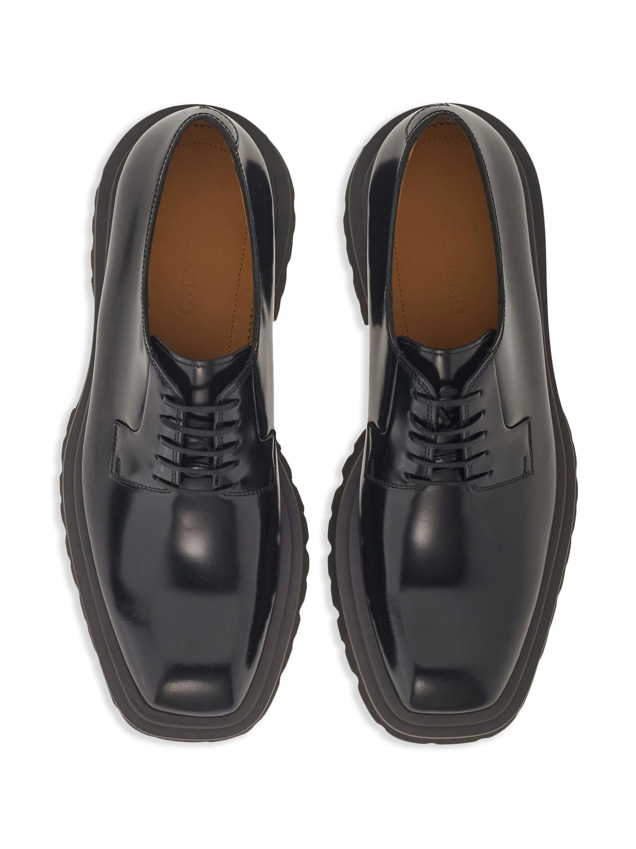 lace-up leather derby shoes