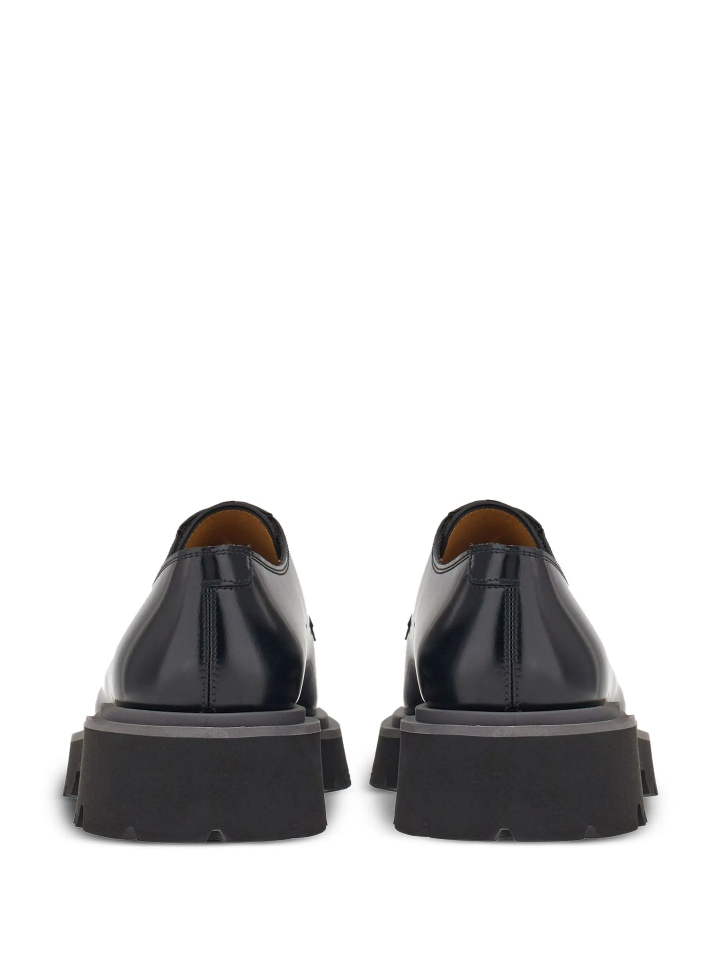 lace-up leather derby shoes