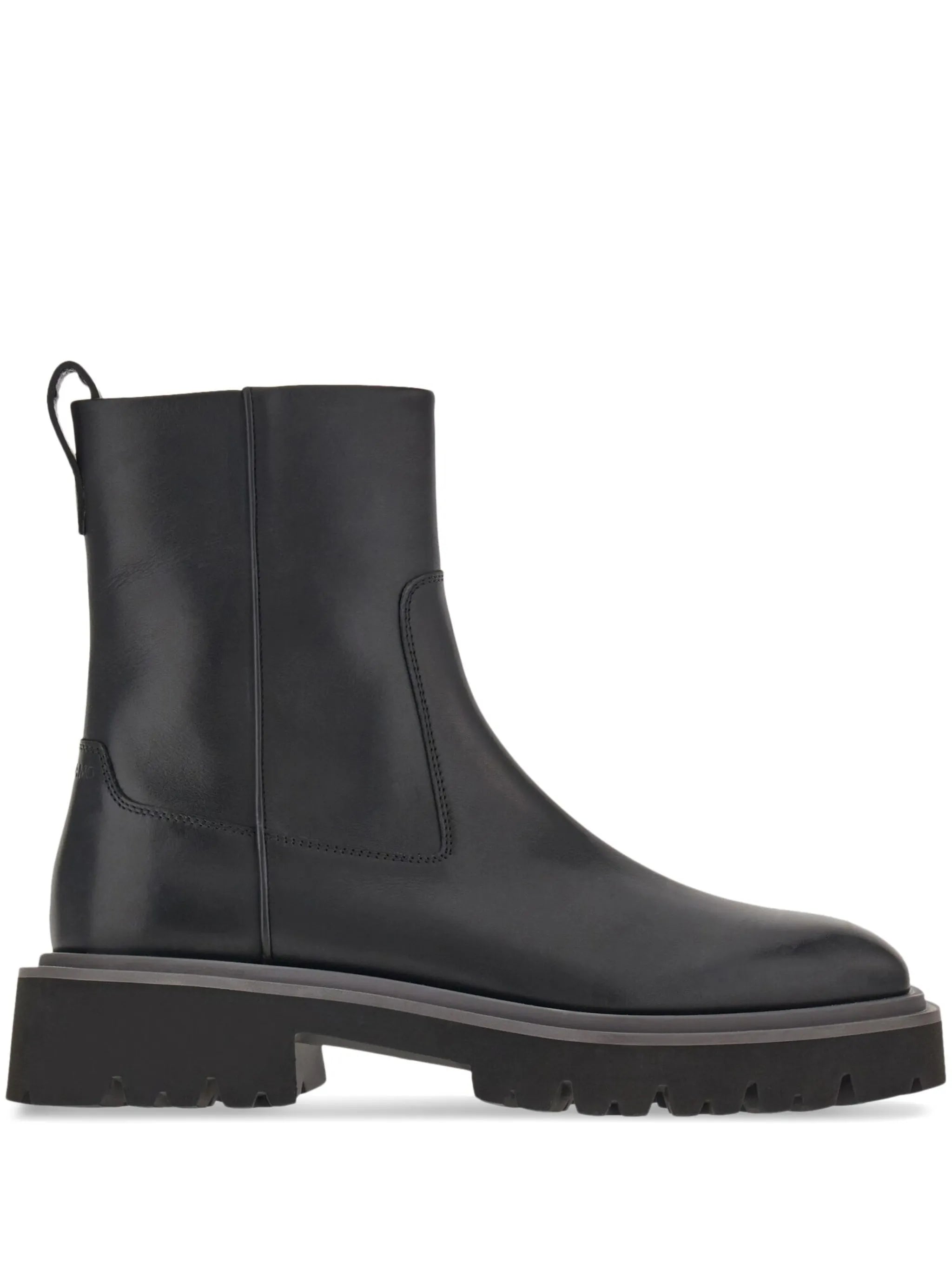 leather ankle boots