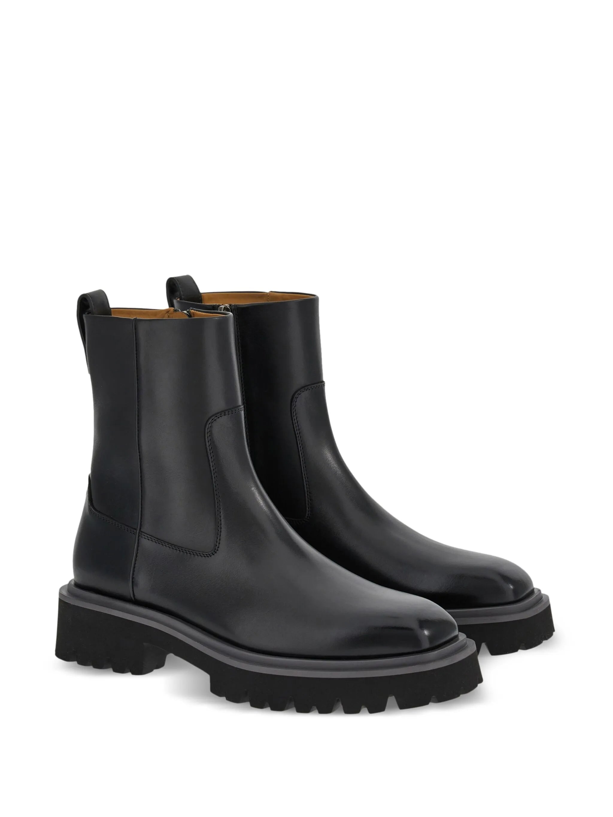 leather ankle boots