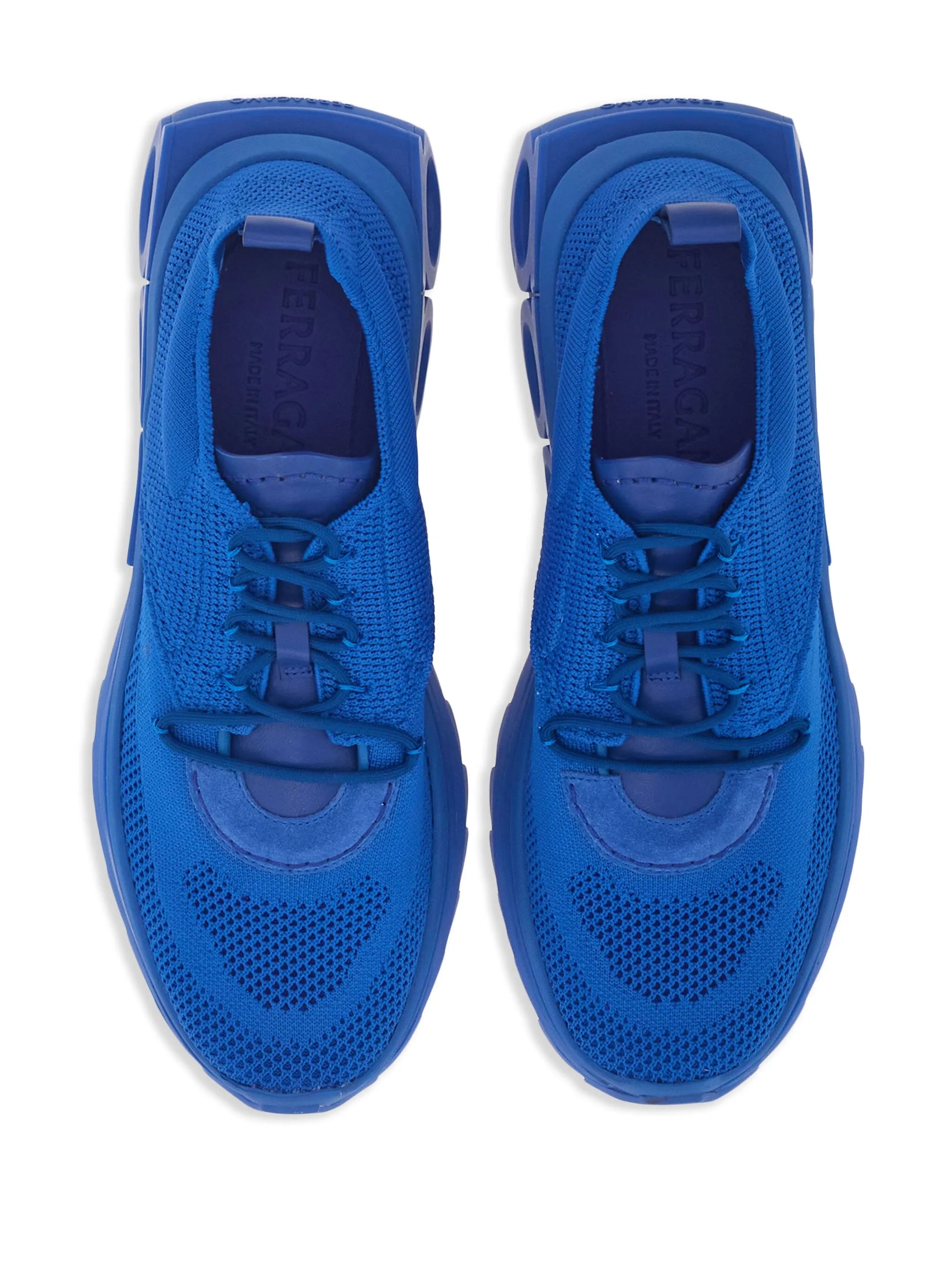 knitted running sneakers