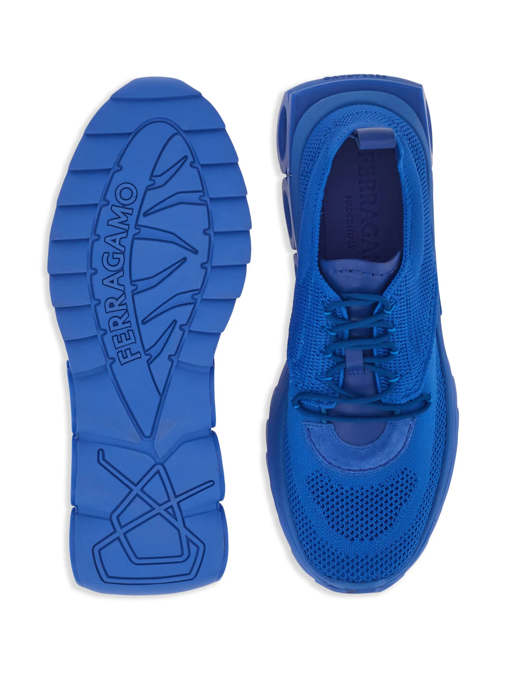 knitted running sneakers