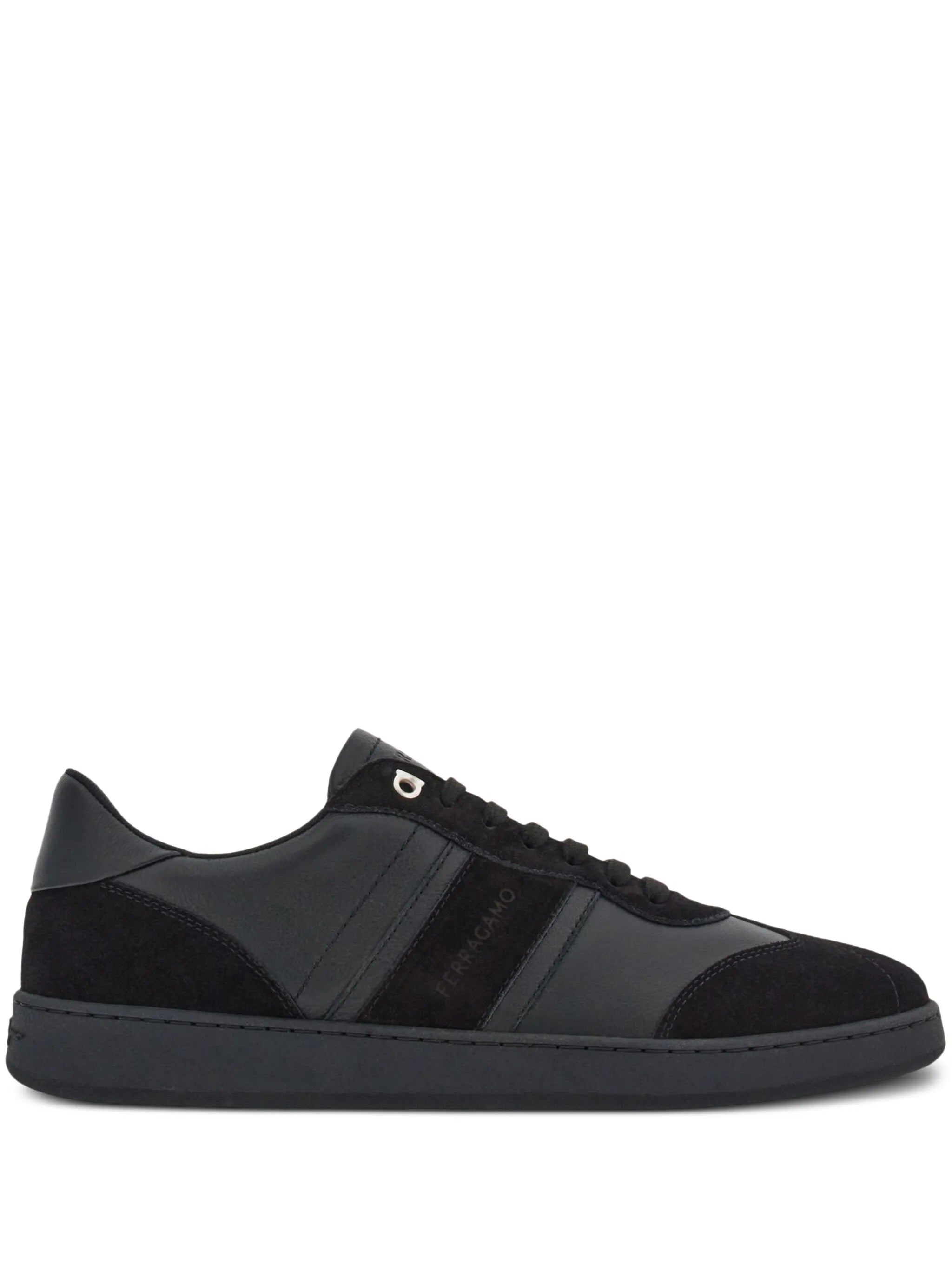 logo-debossed low-top sneakers