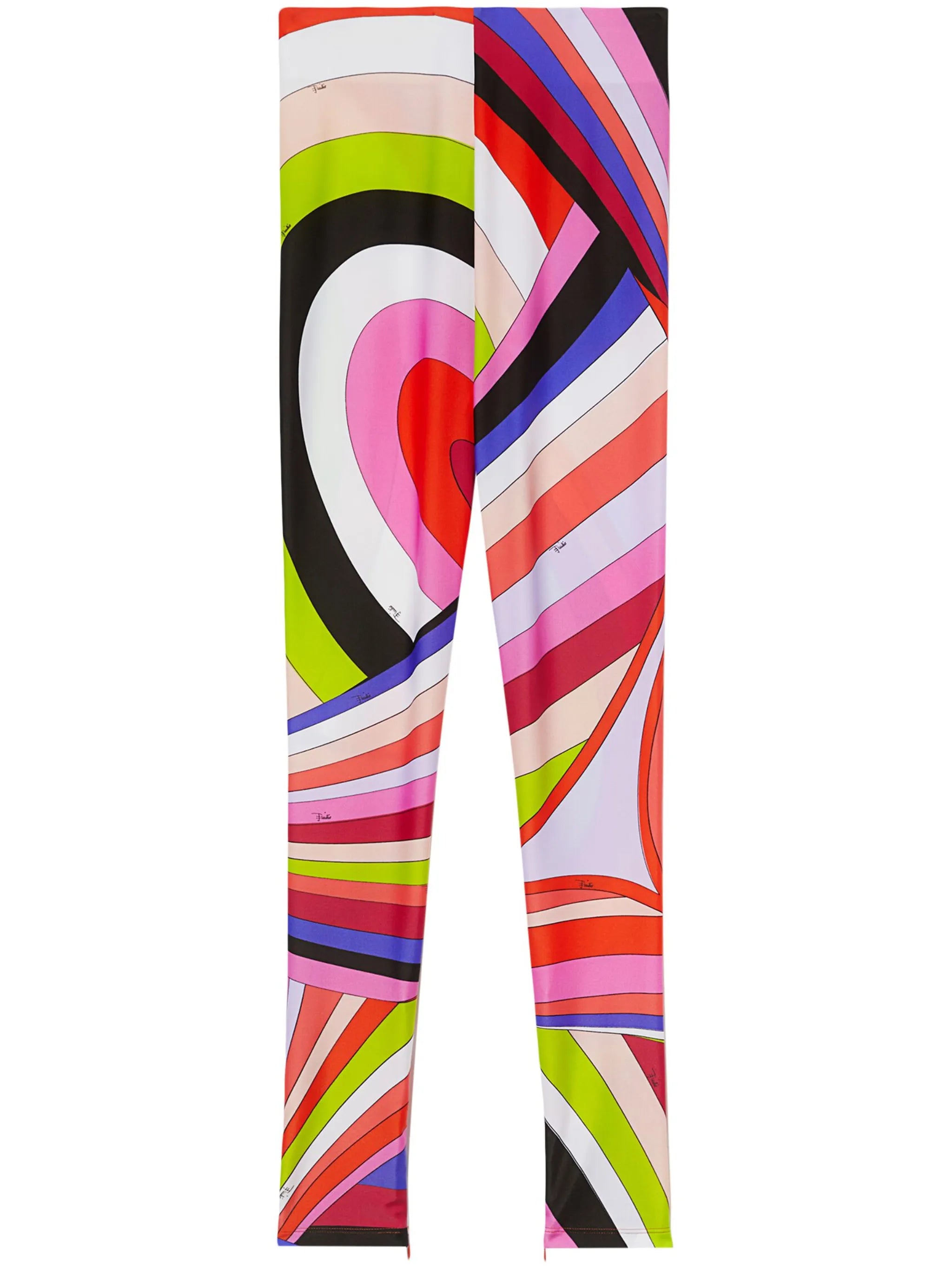 Iride-print high-waisted leggings